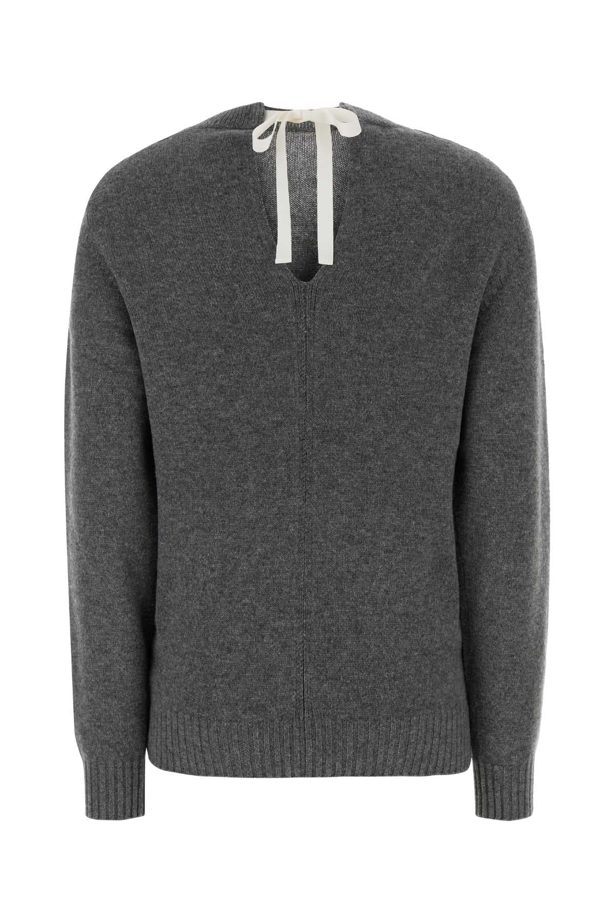 Dark grey cashmere sweater - мініатюра 2