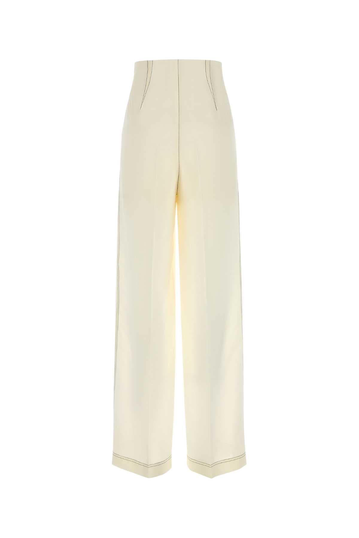 Ivory polyester blend pant - мініатюра 2