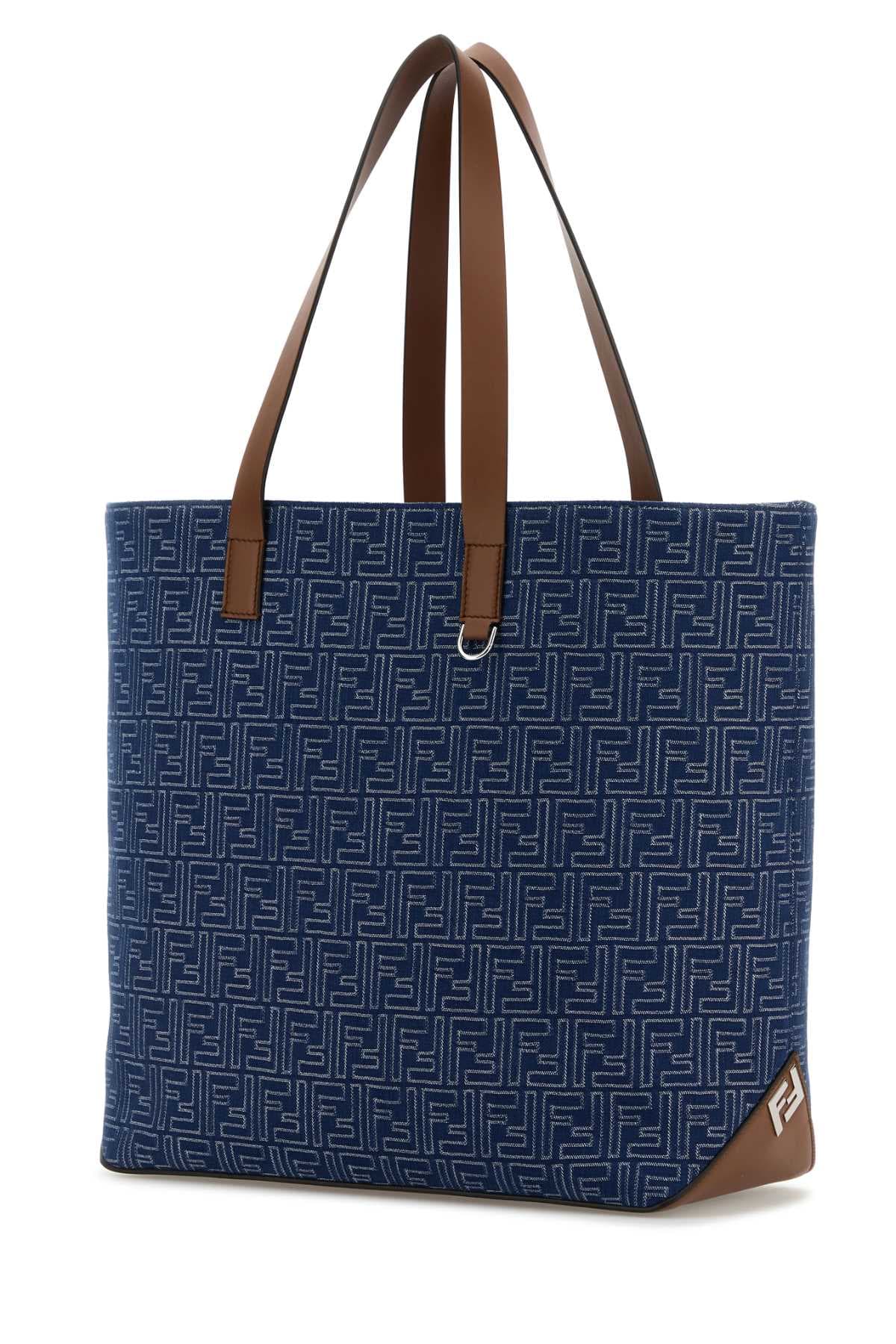 Embroidered denim shopping bag - мініатюра 2