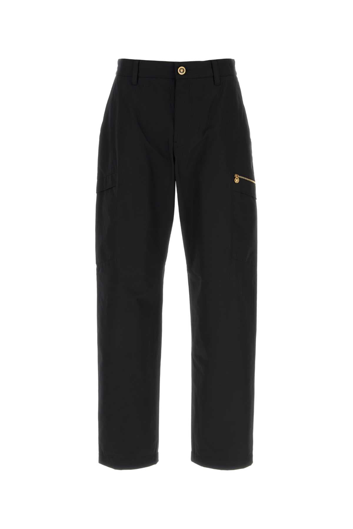 Black cotton pant