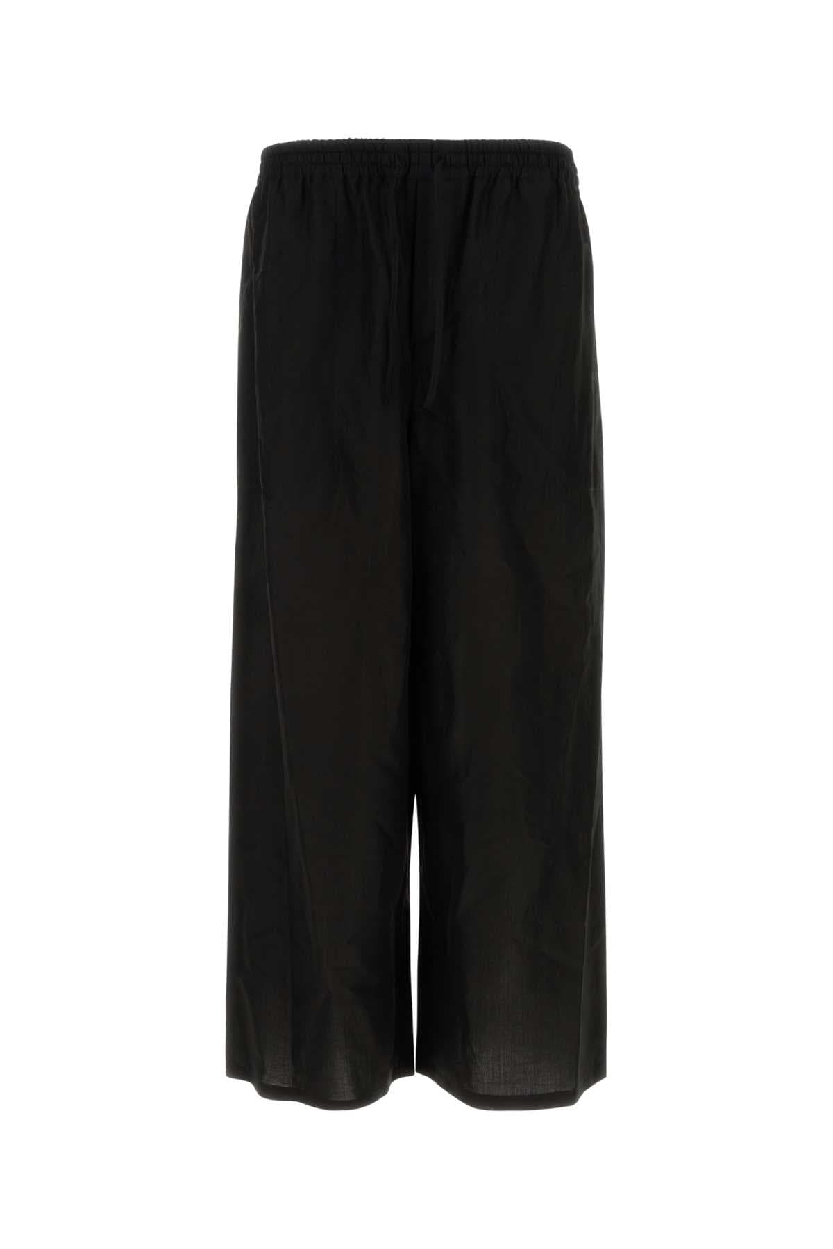 Black viscose blend Paula s Ibiza wide-leg pant
