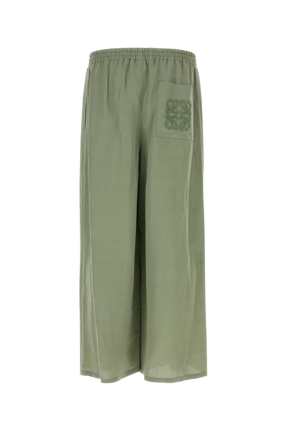 Green viscose blend Paula s Ibiza wide-leg pant - мініатюра 2
