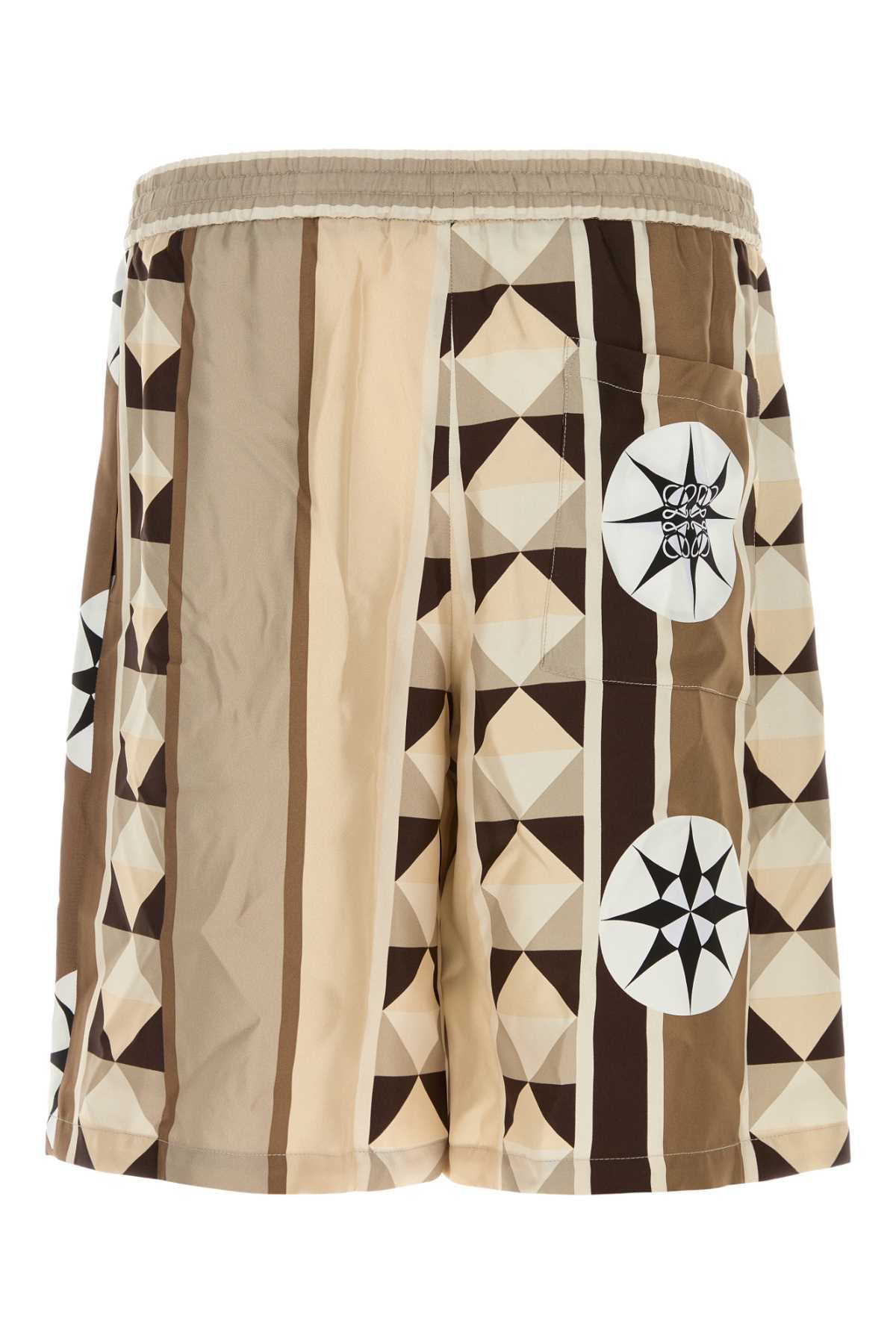 Printed silk Paula s Ibiza bermuda shorts - мініатюра 2