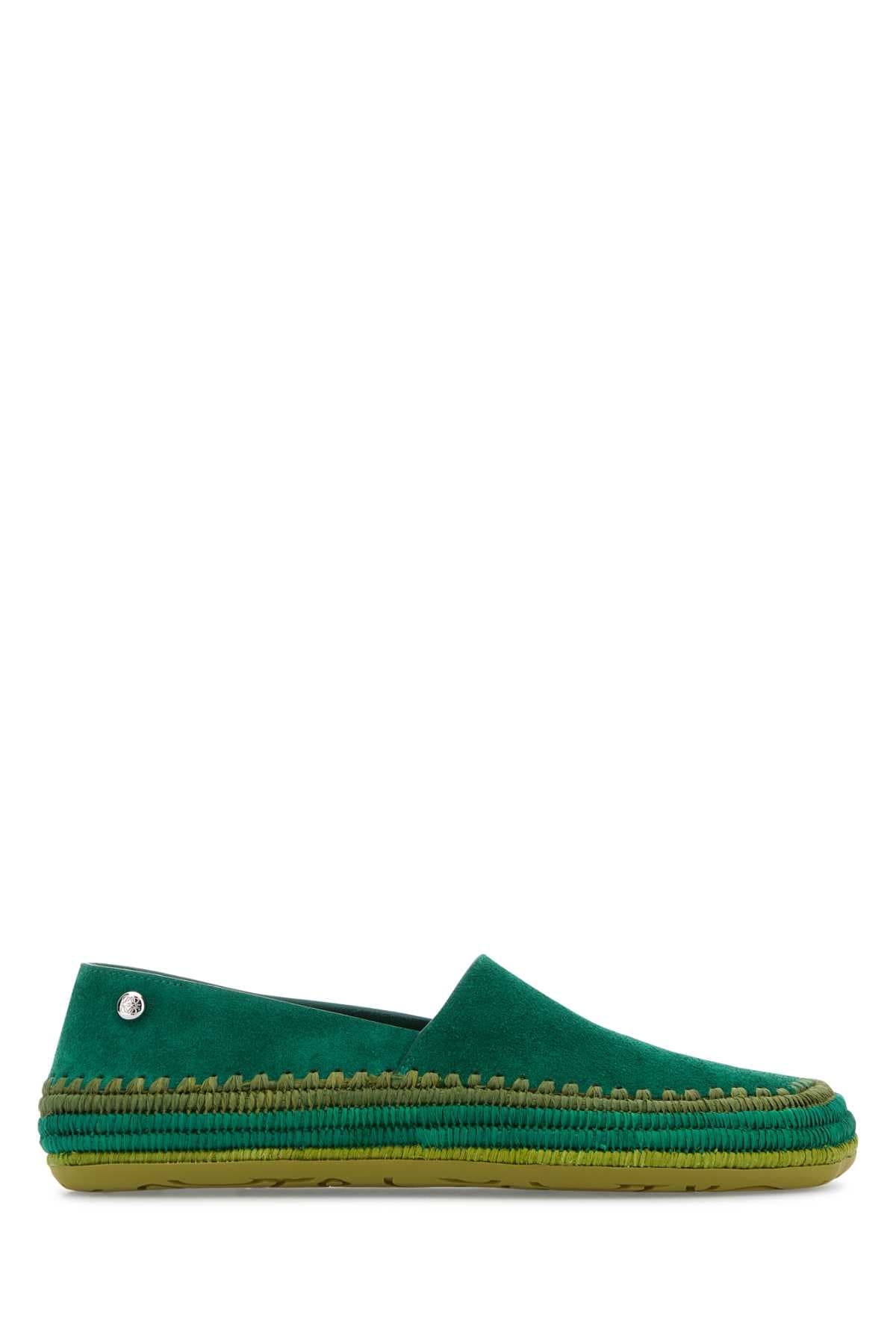 Grass green suede Paula s Ibiza Rio espadrilles