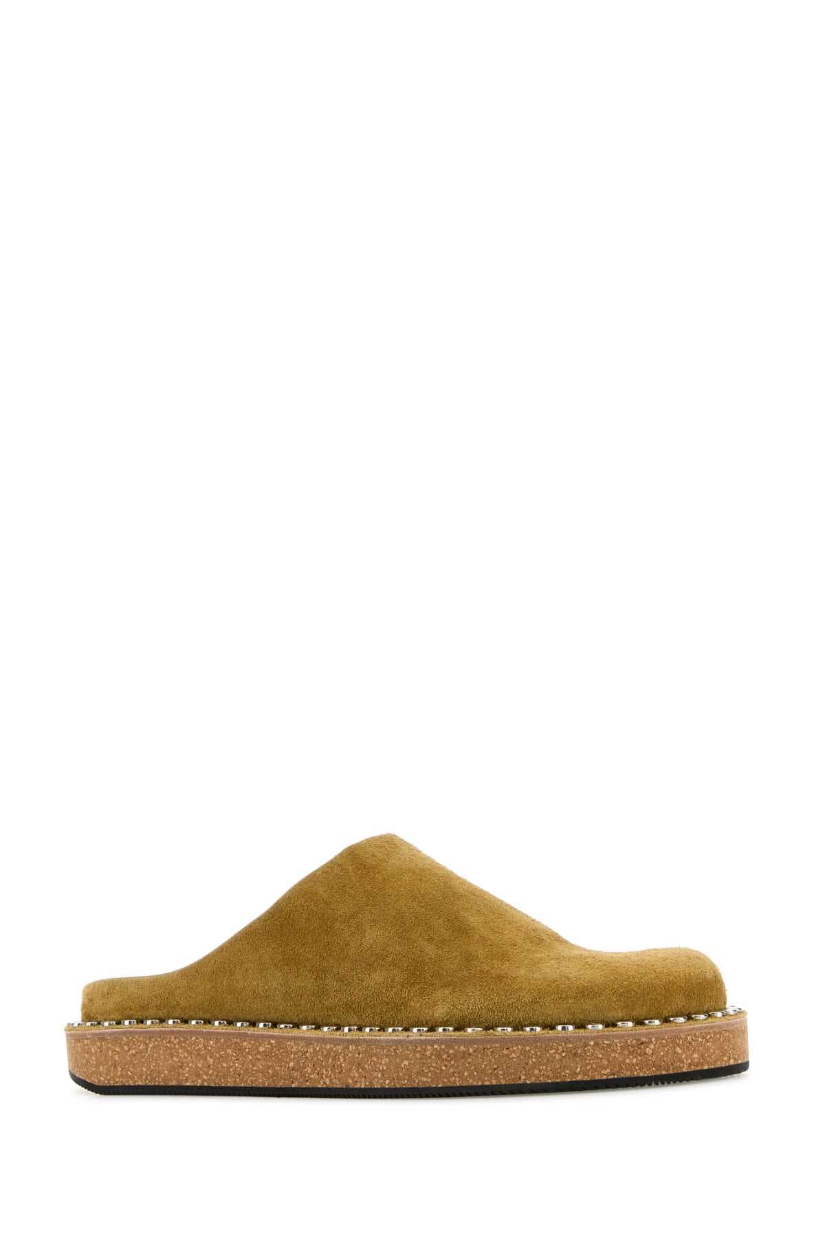 Mustard suede Paula s Ibiza slippers - мініатюра 2