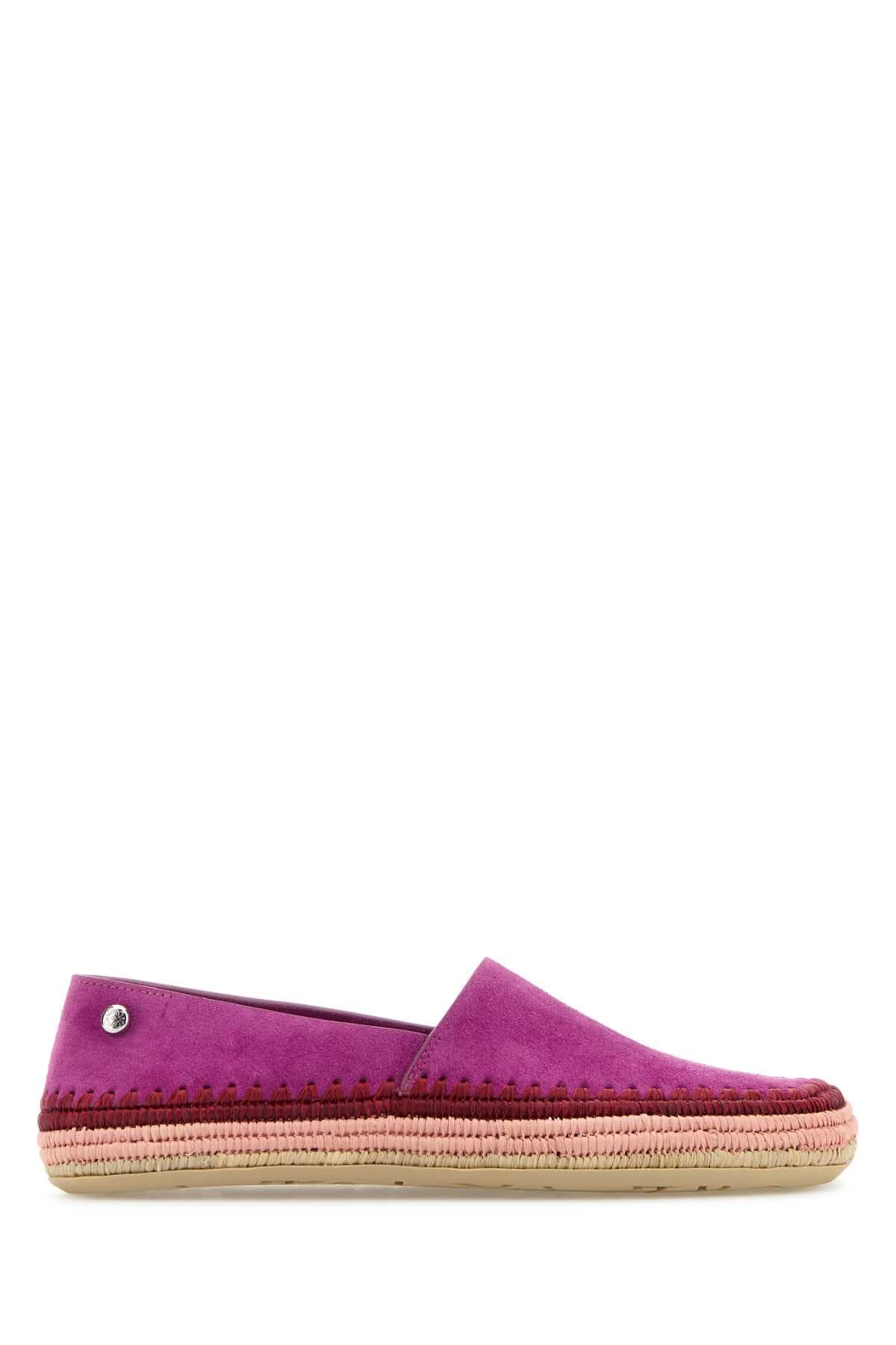 Fuchsia suede Paula s Ibiza Rio espadrilles