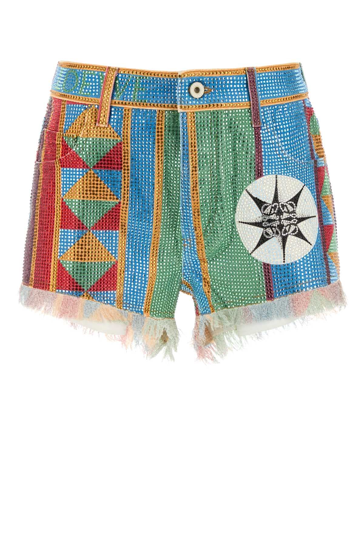 Embellished denim Paula s Ibiza shorts