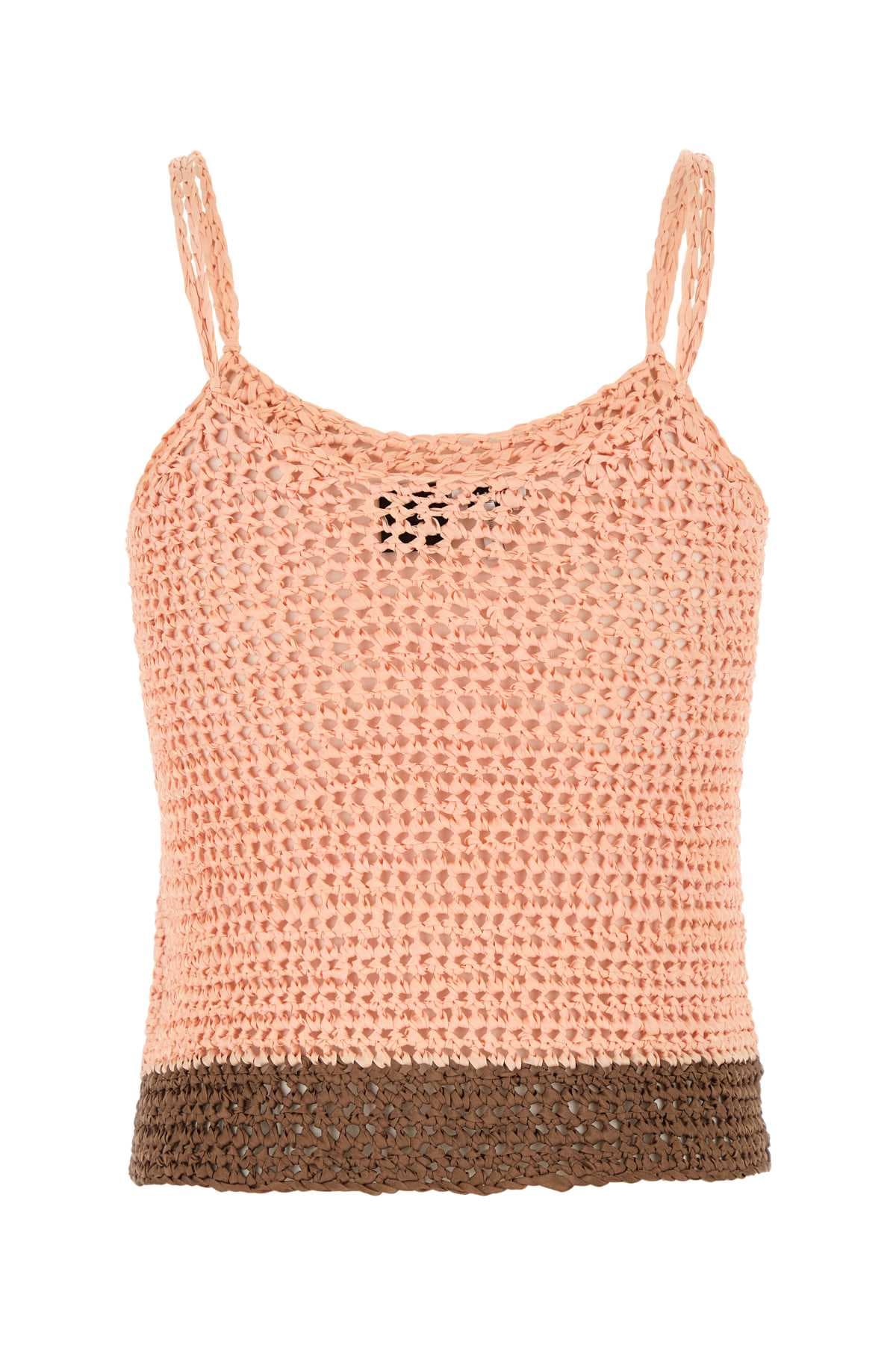 Two-tone crochet Paula s Ibiza top - мініатюра 2