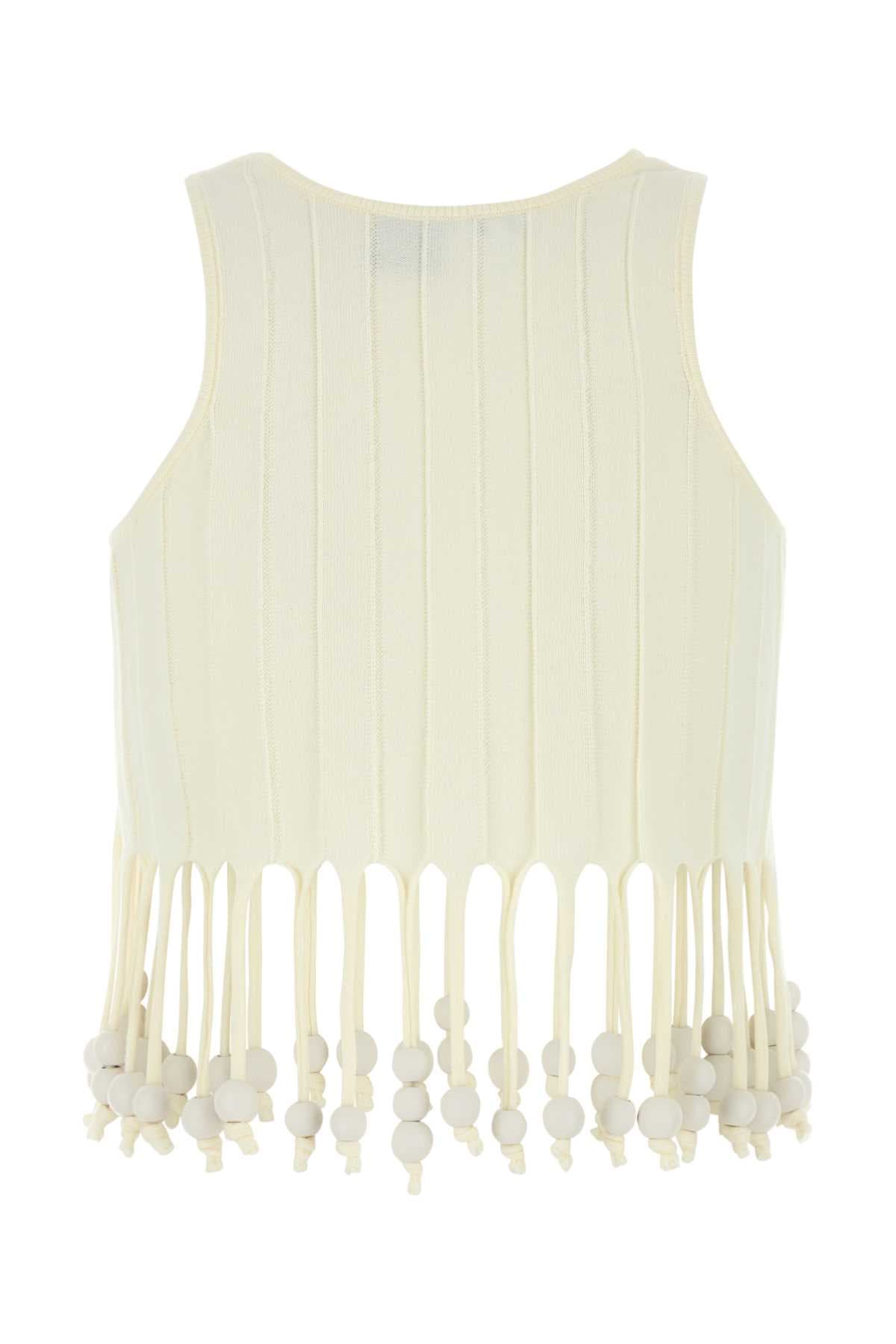 Ivory cotton Paula s Ibiza top - мініатюра 2