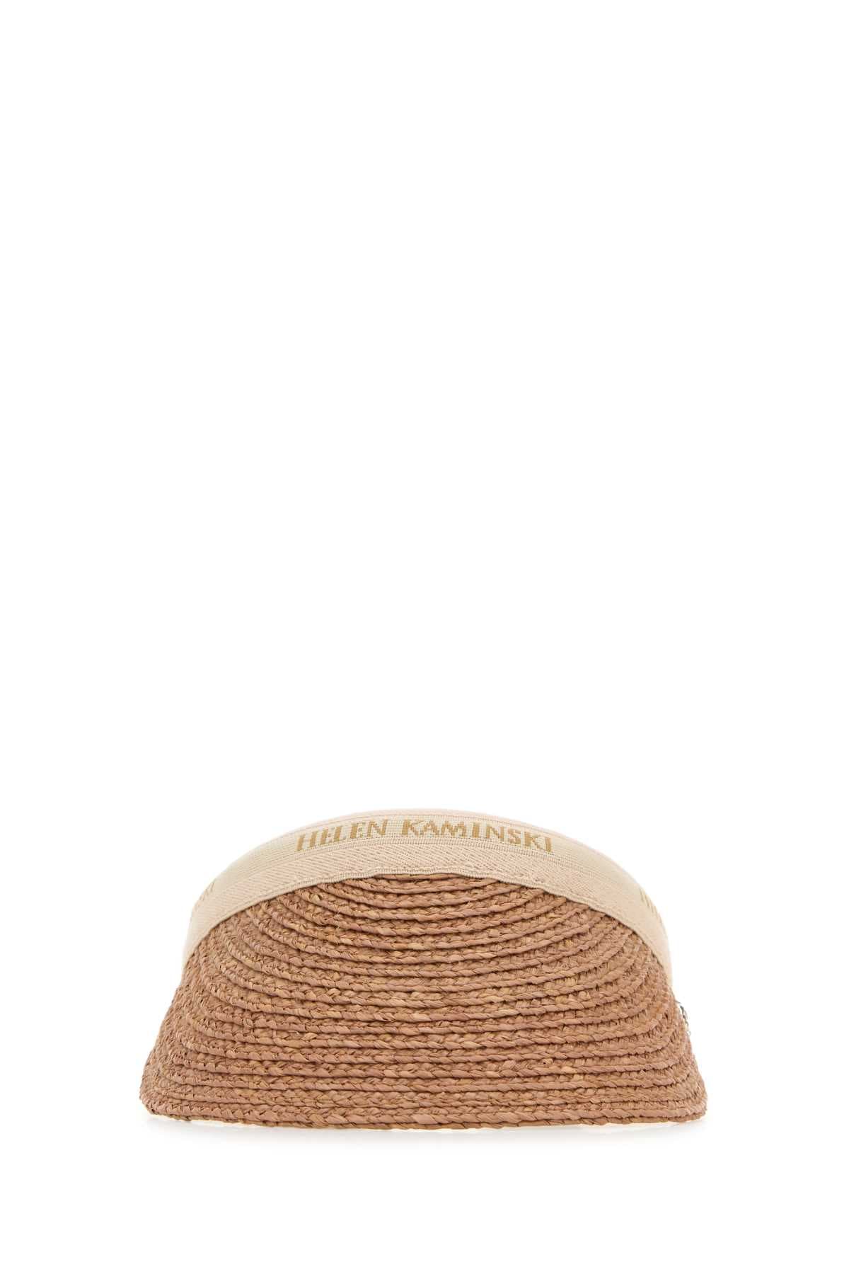 BIANCA 8 RAFFIA LOGO VISOR