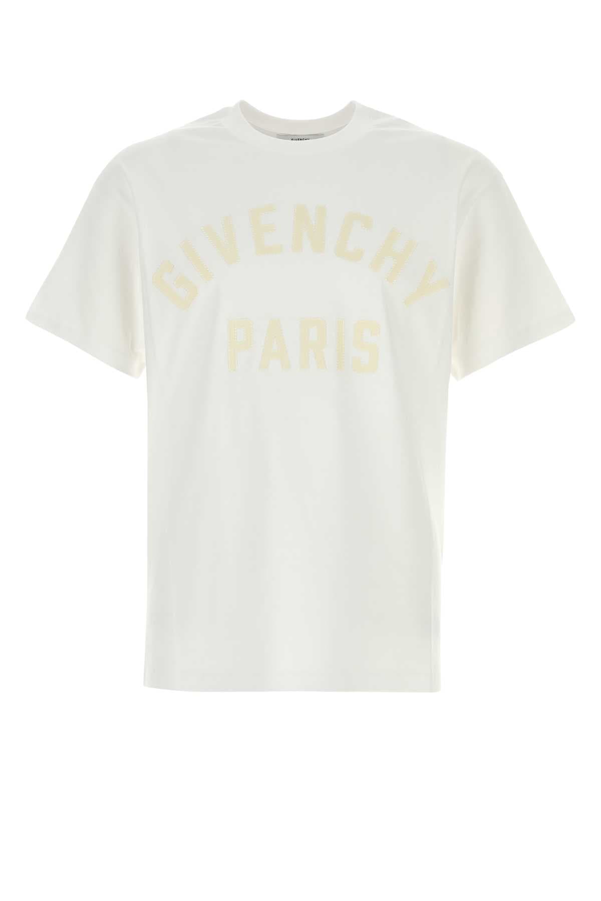 White cotton t-shirt