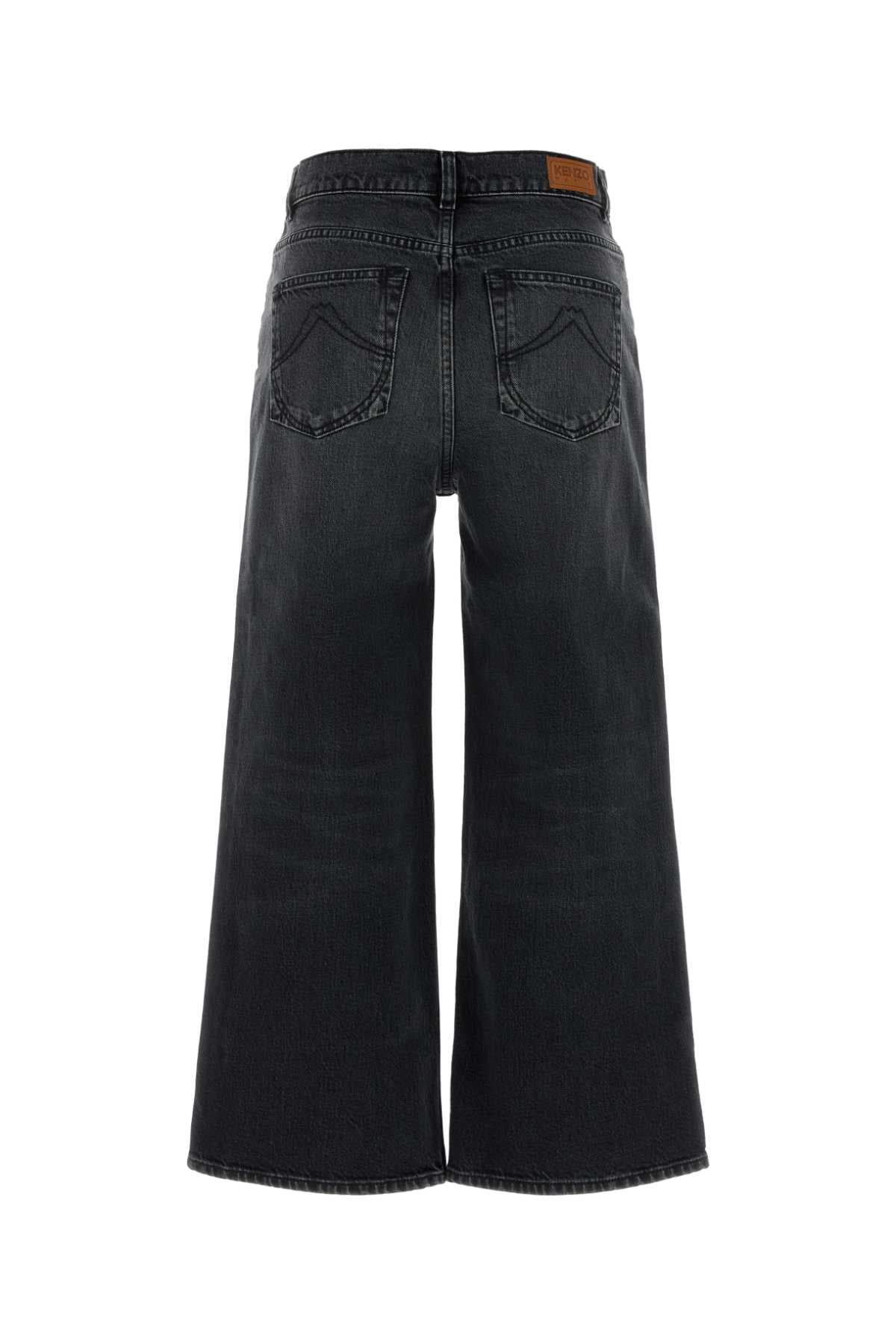 Black stretch denim jeans - мініатюра 2