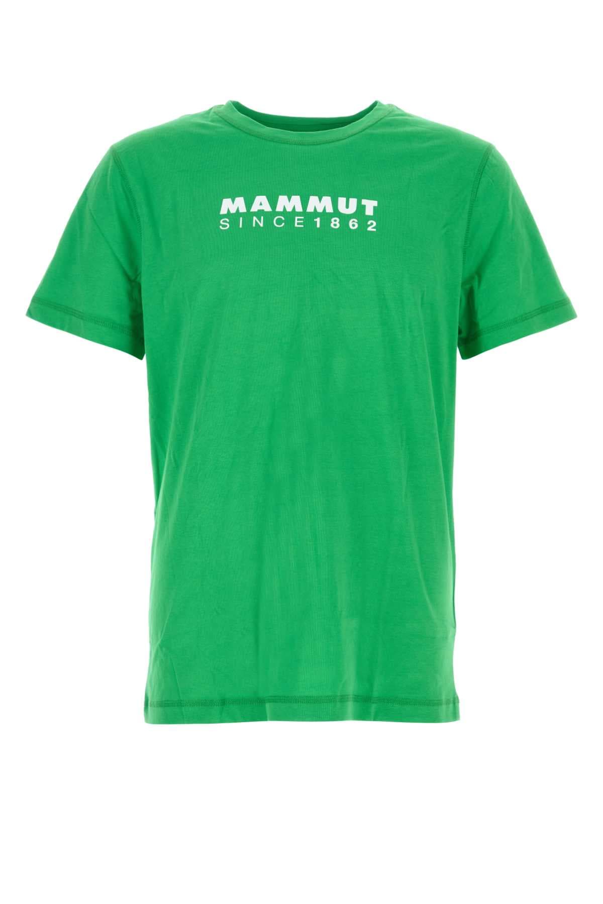 Grass green cotton t-shirt