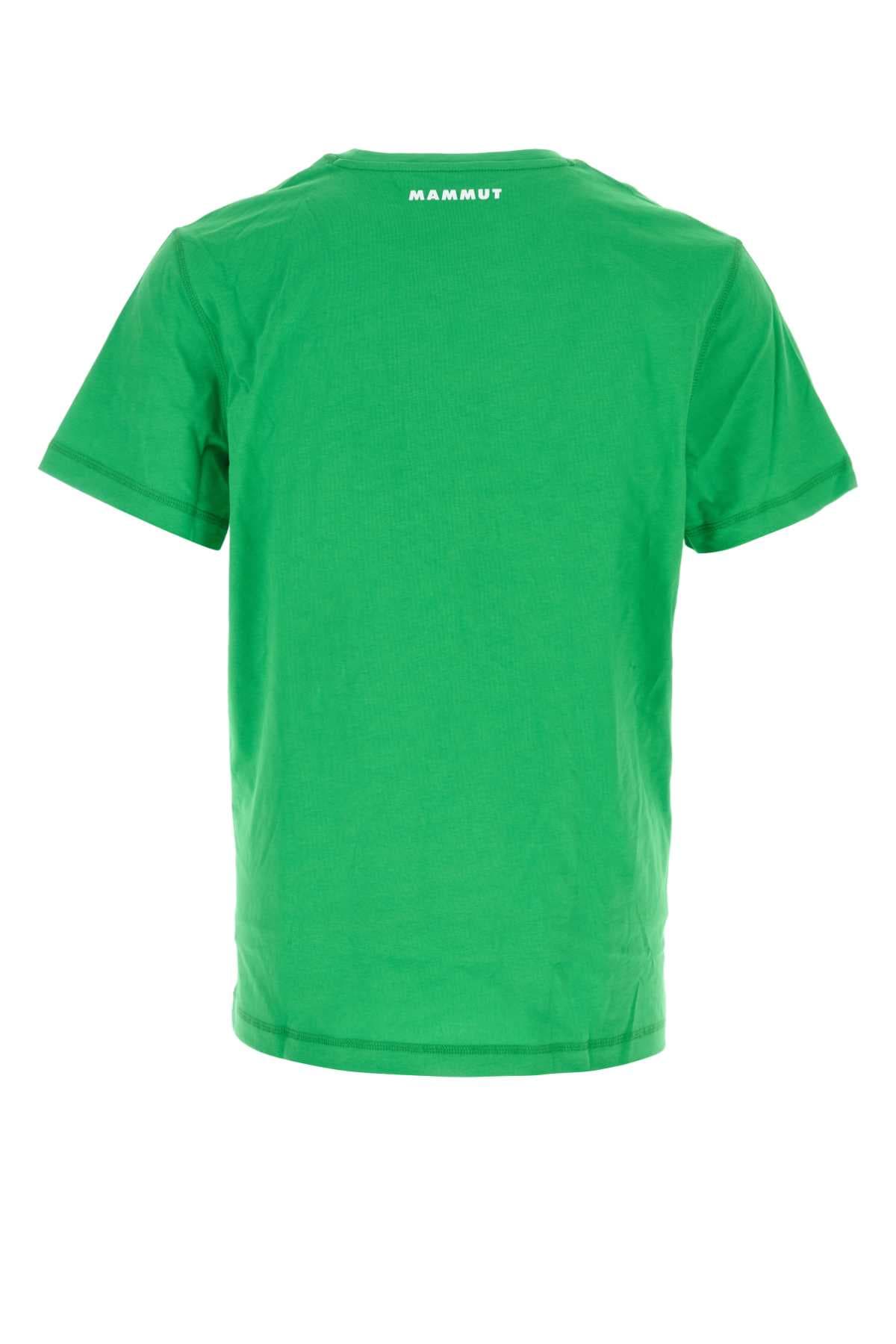 Grass green cotton t-shirt - мініатюра 2