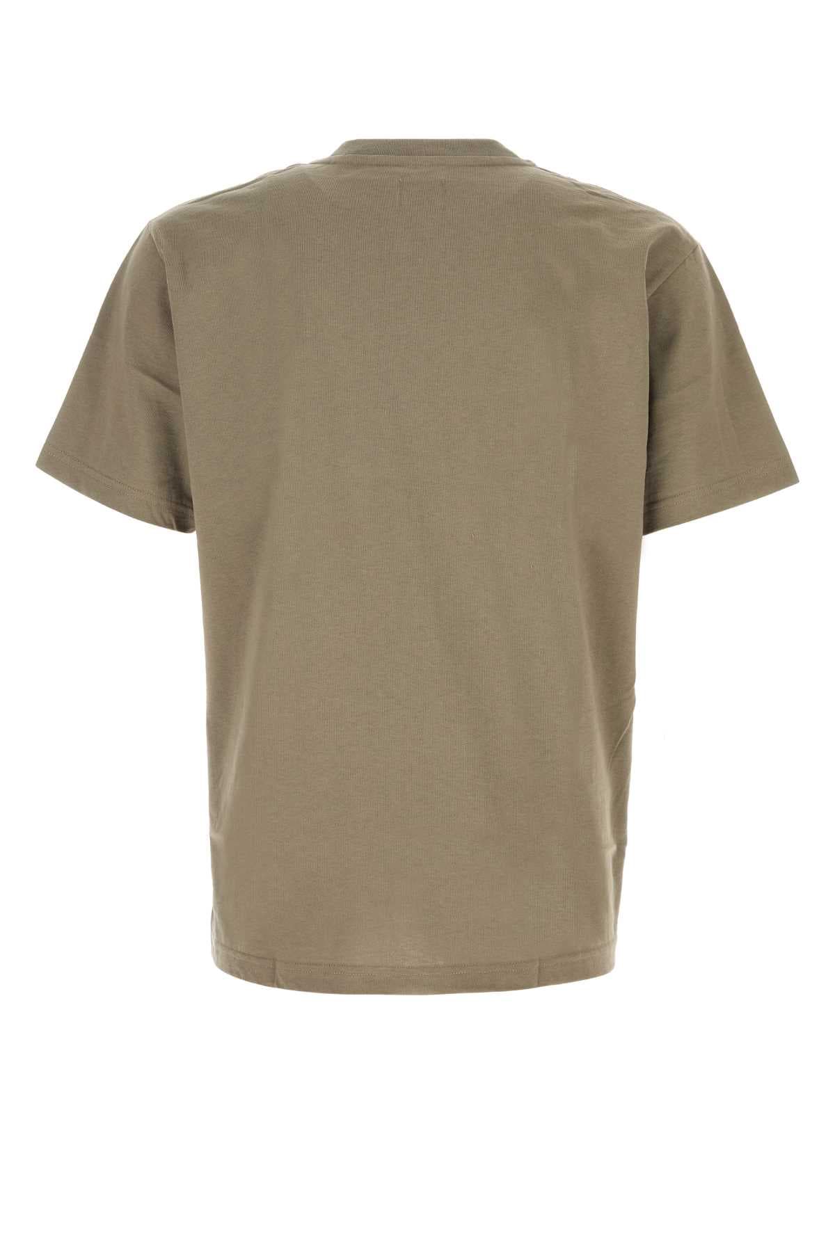 Sage green cotton t-shirt - мініатюра 2