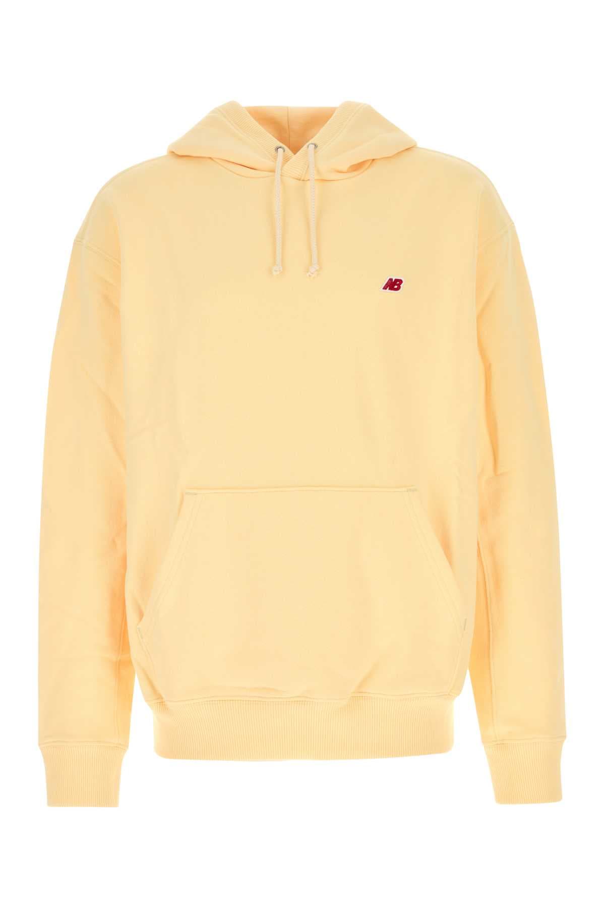 Pastel yellow cotton sweatshirt