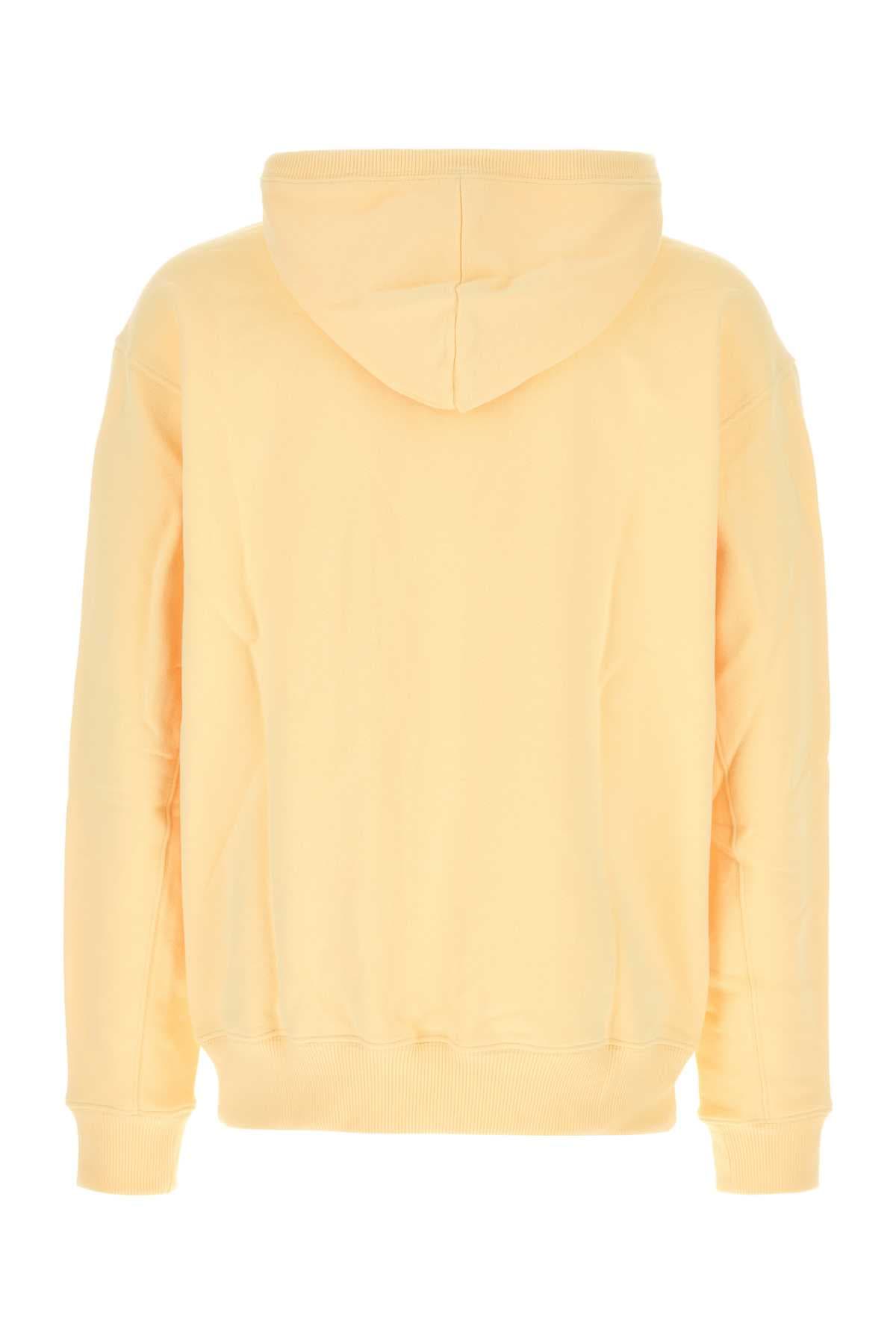 Pastel yellow cotton sweatshirt - мініатюра 2