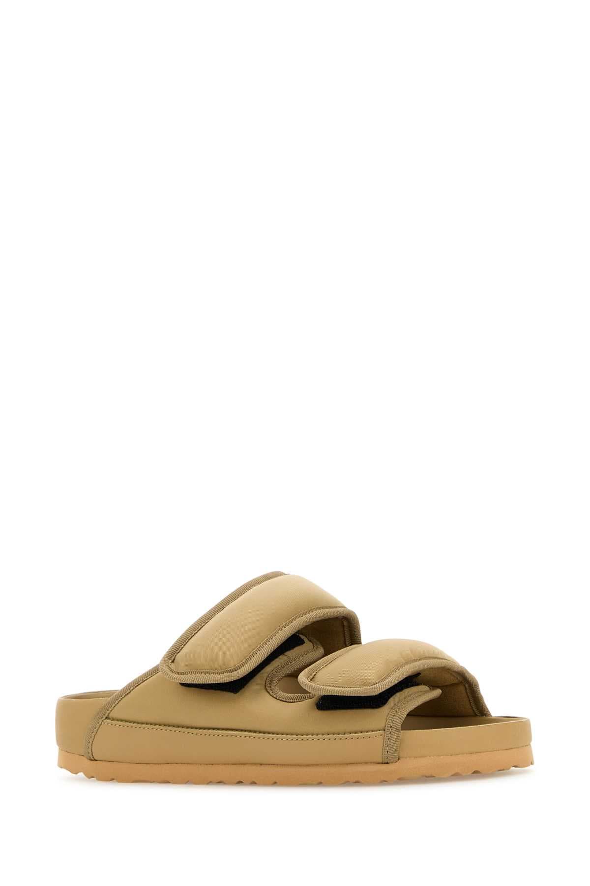 Beige fabric Cosny slippers - мініатюра 2