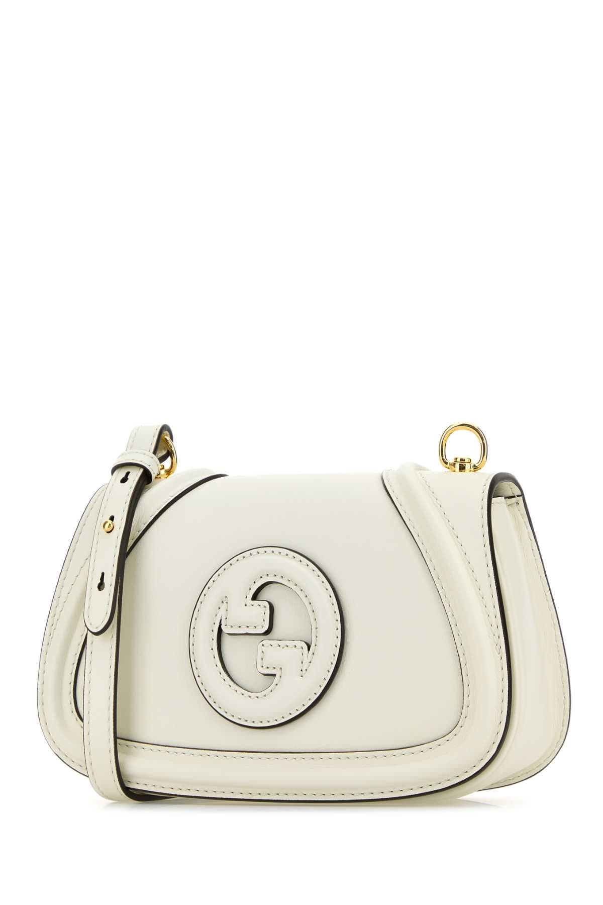 Ivory leather small Gucci Blondie crossbody bag - мініатюра 2