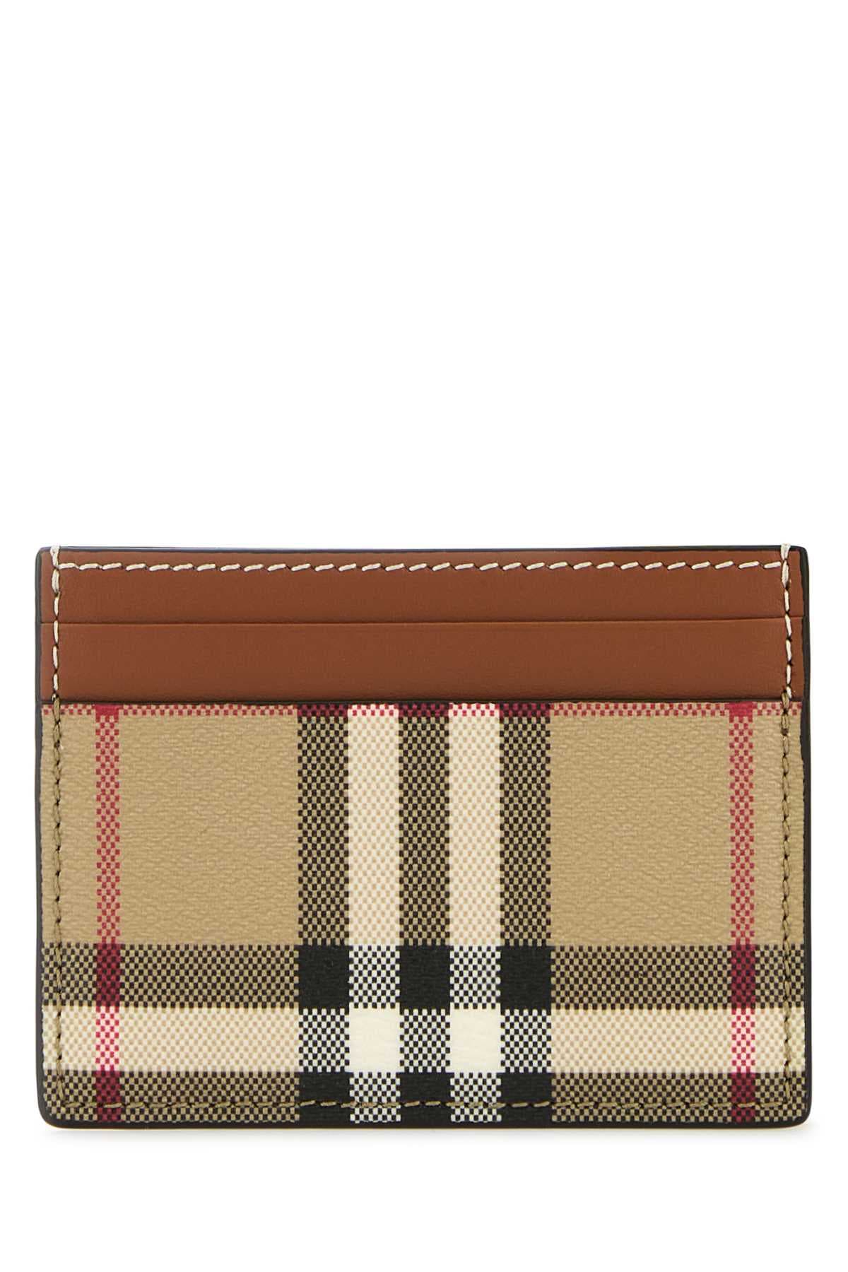 Printed canvas card holder