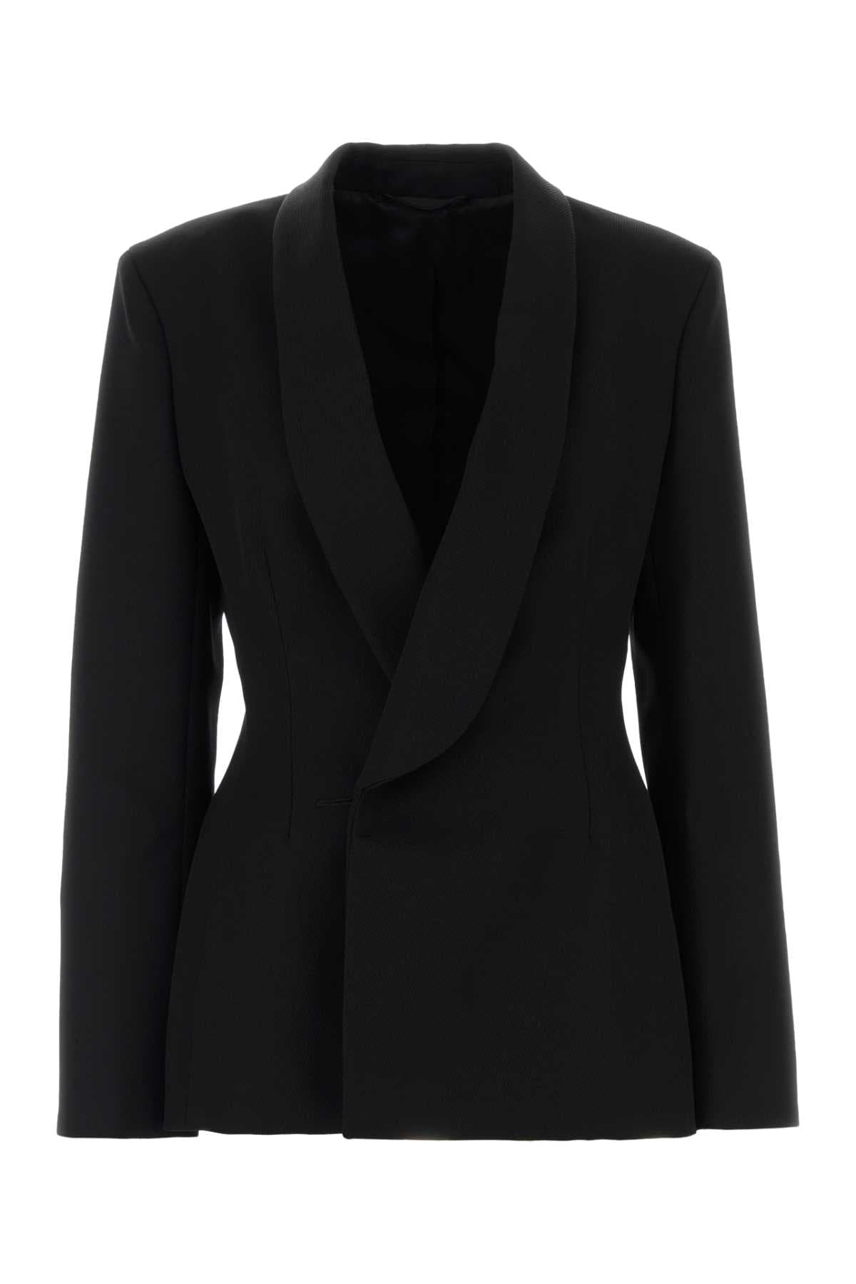 Black wool Esperanto blazer
