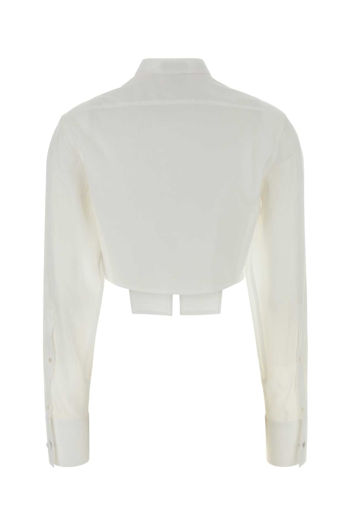 White poplin shirt - мініатюра 2