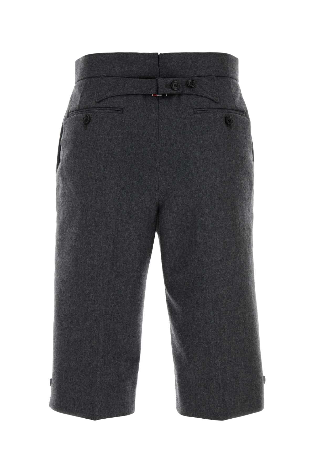 Graphite wool bermuda shorts - мініатюра 2