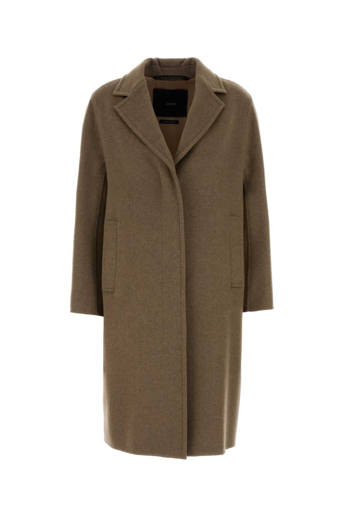 Cappuccino cashmere Ardenne coat