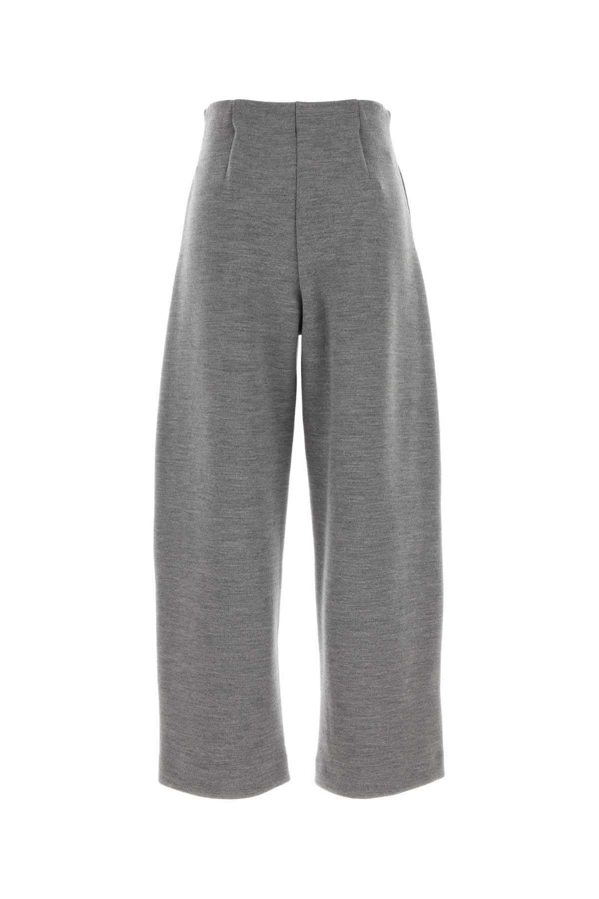 Grey wool blend Ebrien pant - мініатюра 2