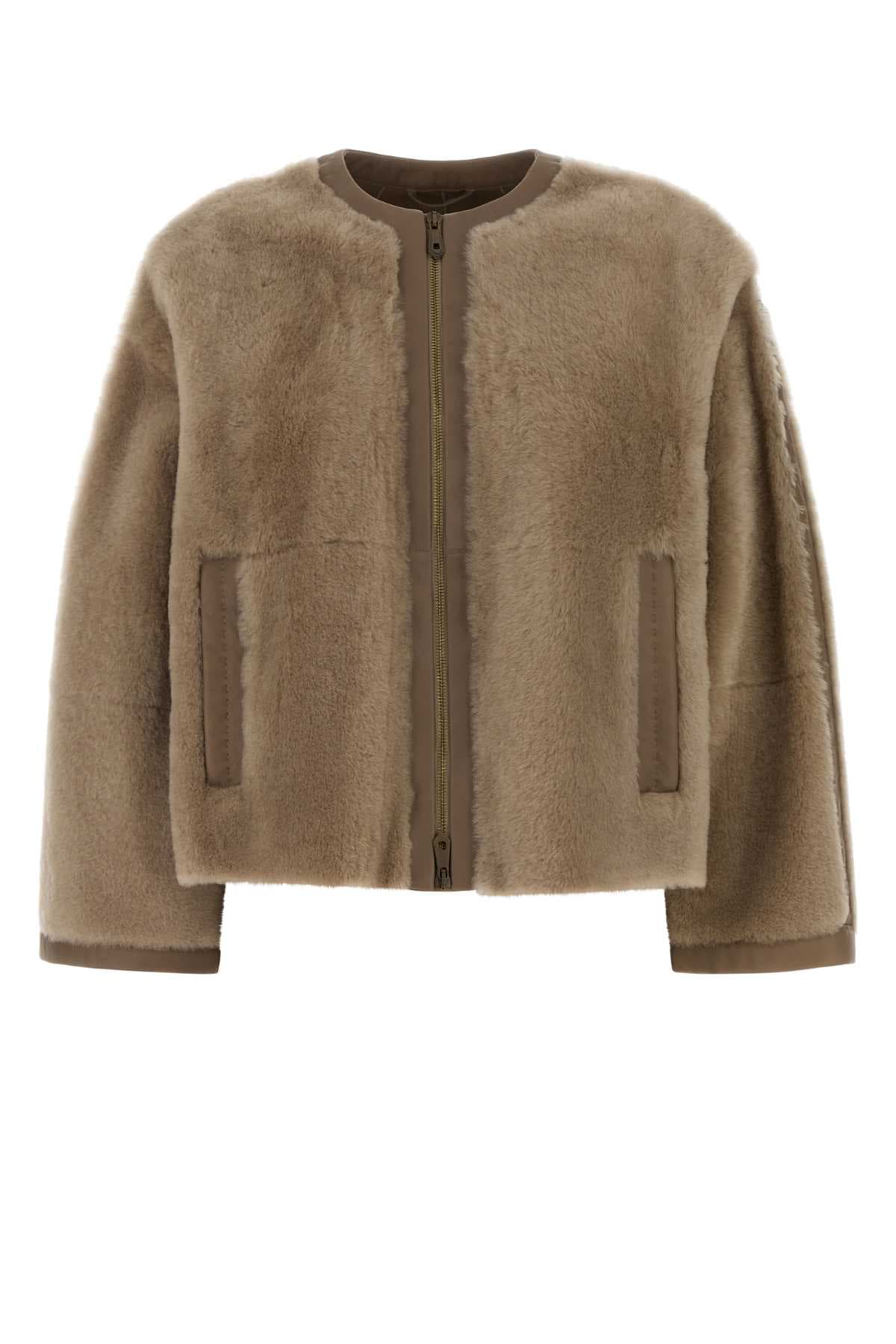 Beige shearling Luana jacket