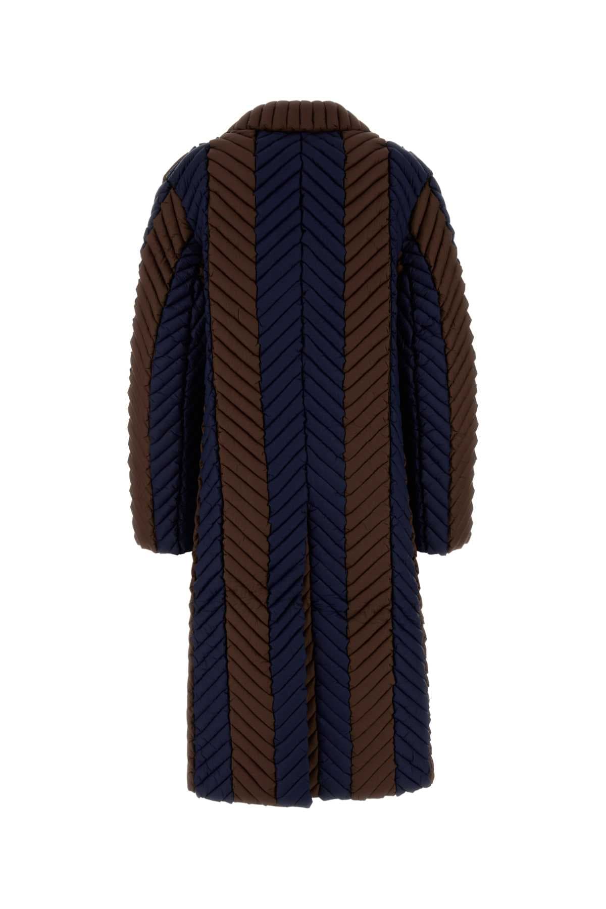 Two-tone nylon down jacket - мініатюра 2
