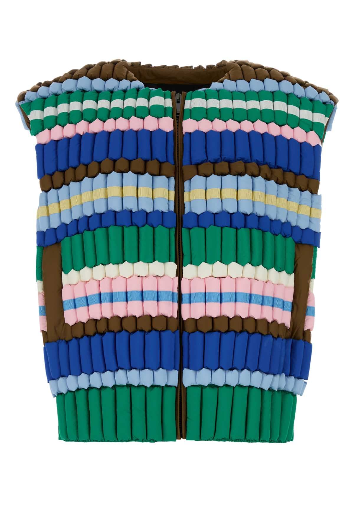 Multicolor nylon vest