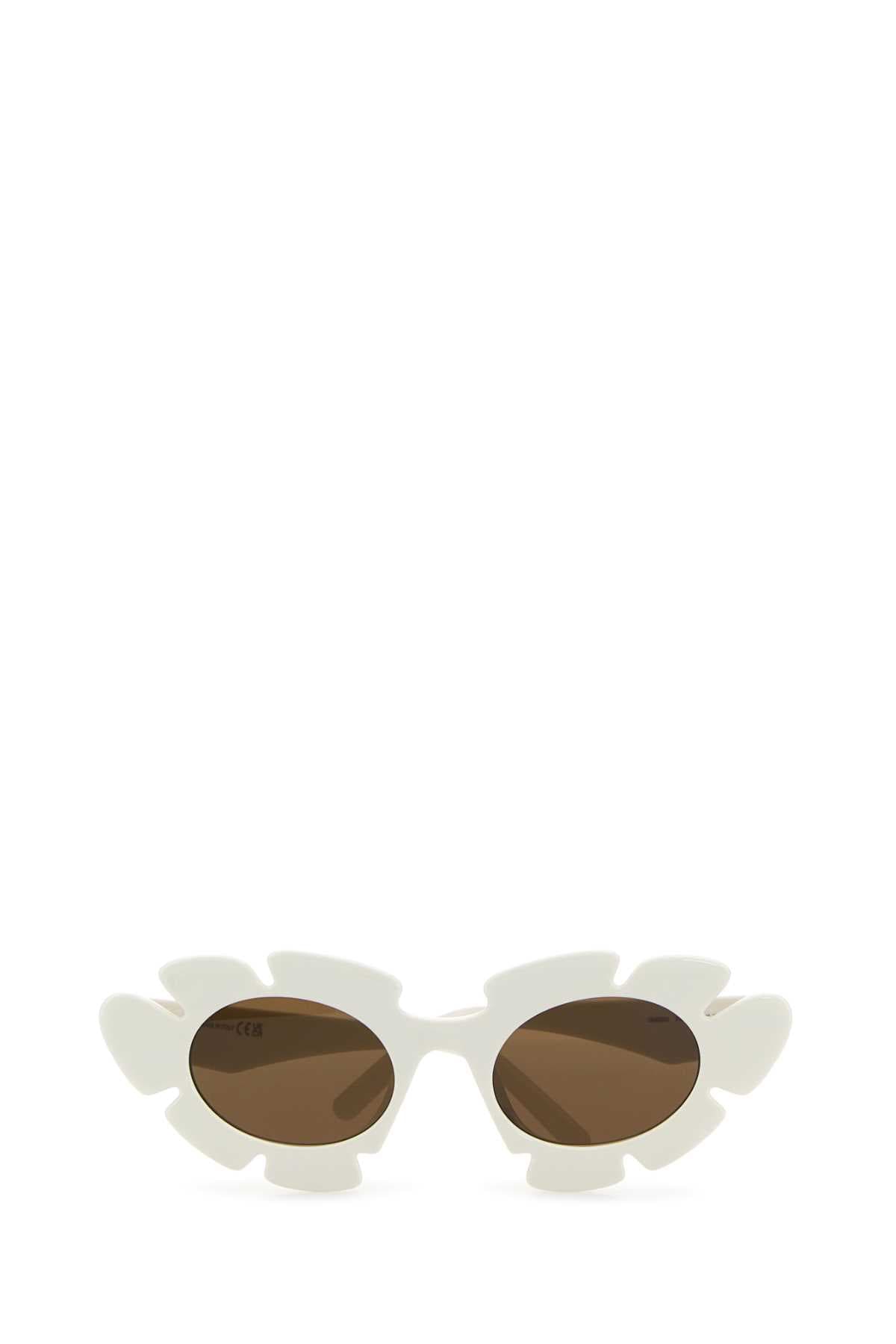 White acetate sunglasses - мініатюра 2