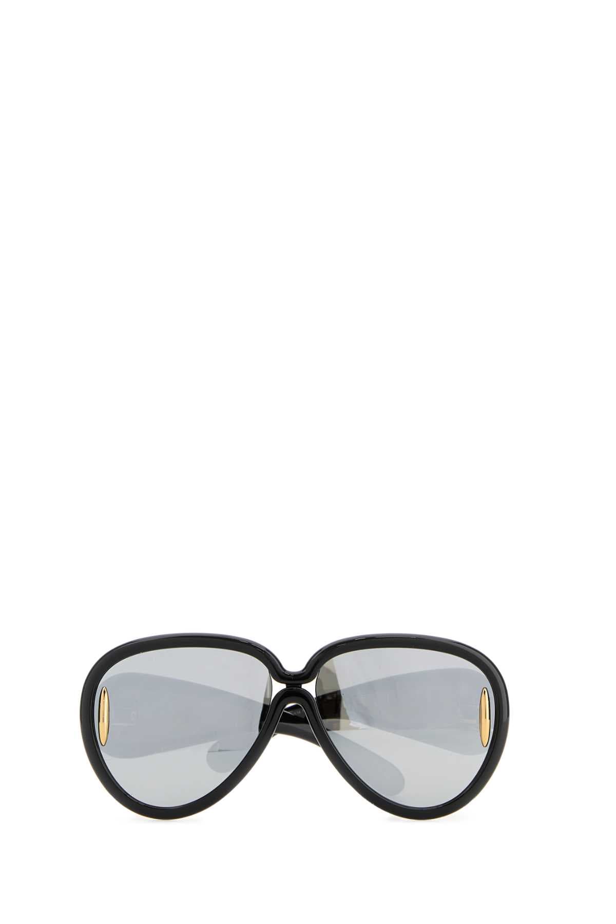Black acetate sunglasses - мініатюра 2