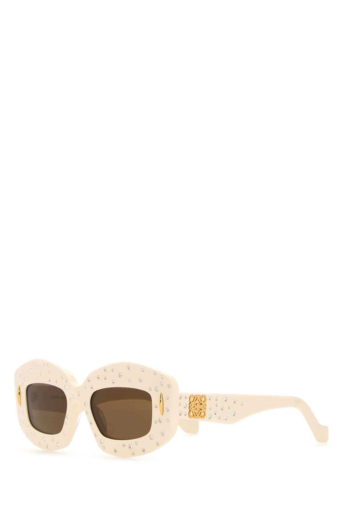 Cream acetate sunglasses