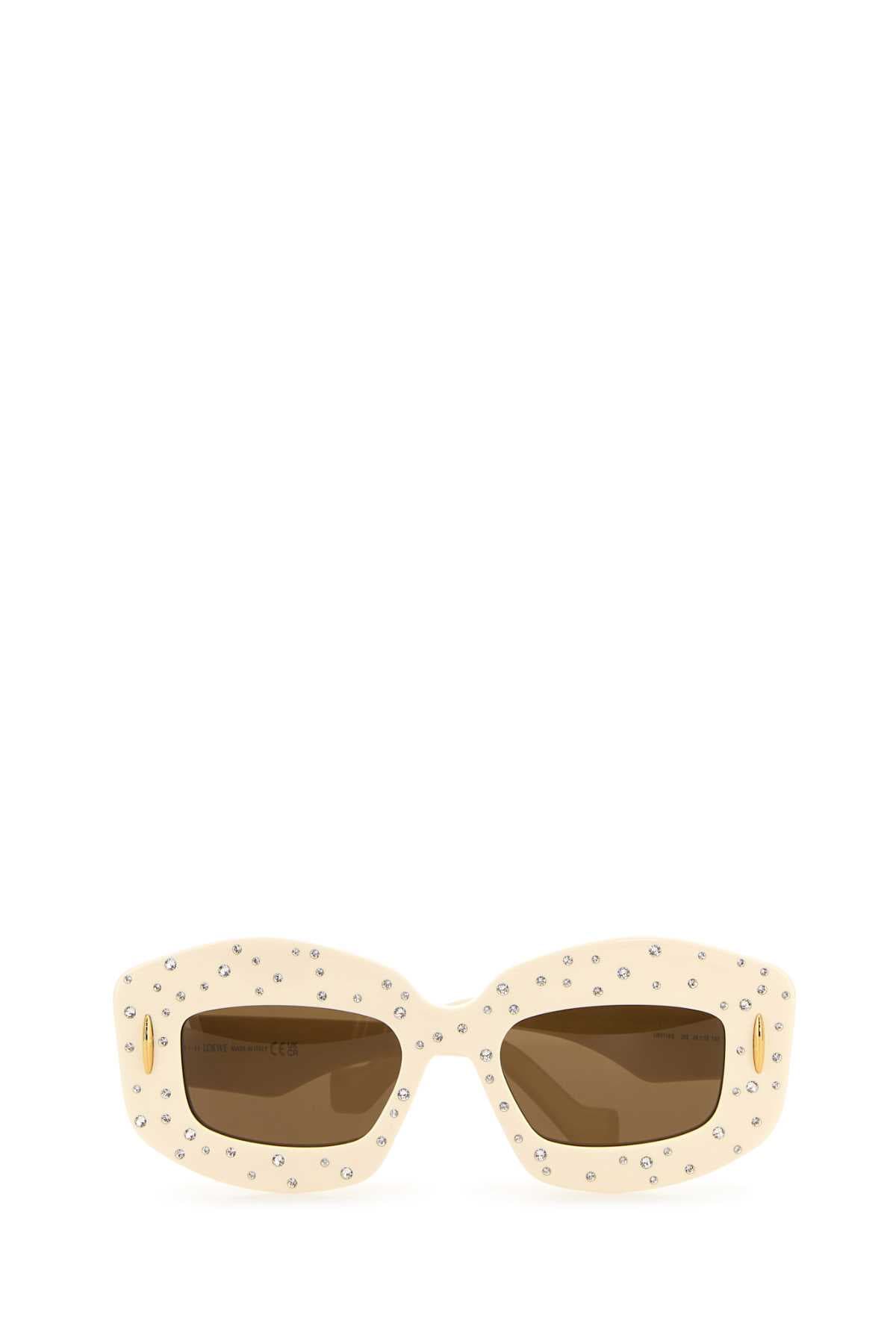 Cream acetate sunglasses - мініатюра 2