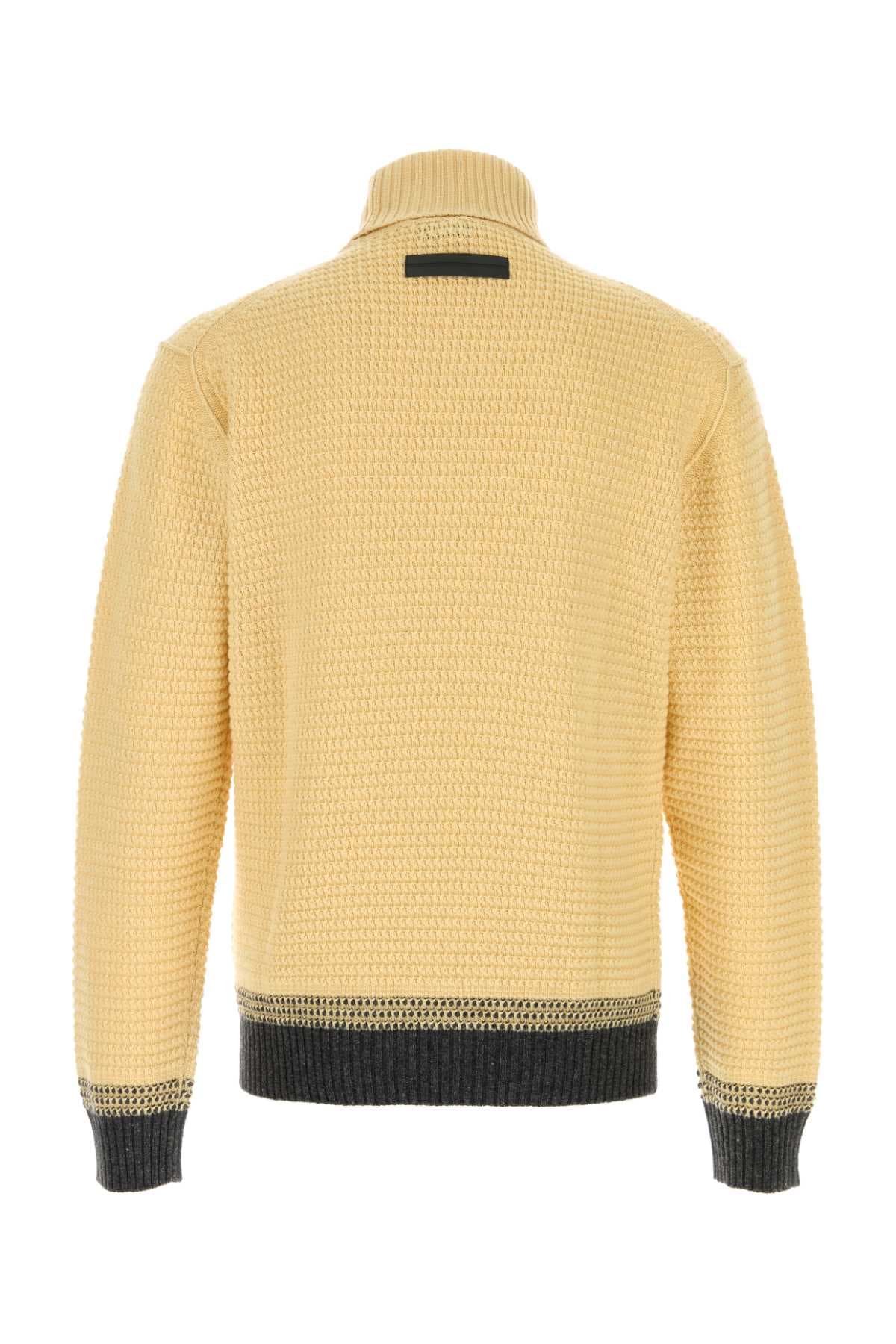 Yellow cashmere sweater - мініатюра 2