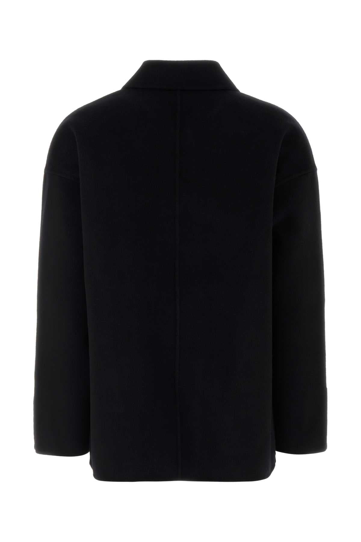 Black cashmere Luca jacket - мініатюра 2