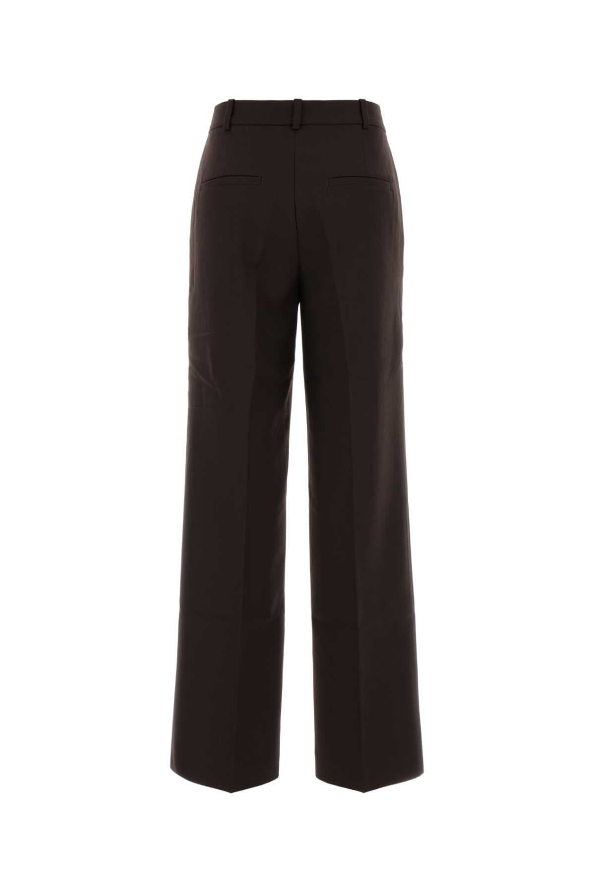 Chocolate polyester blend palazzo pant - мініатюра 2