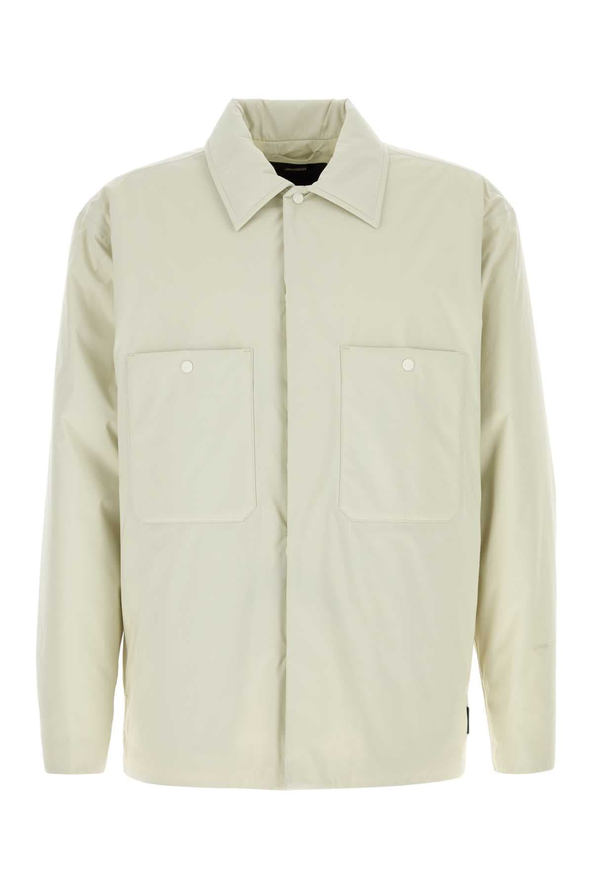 Ivory nylon padded jacket