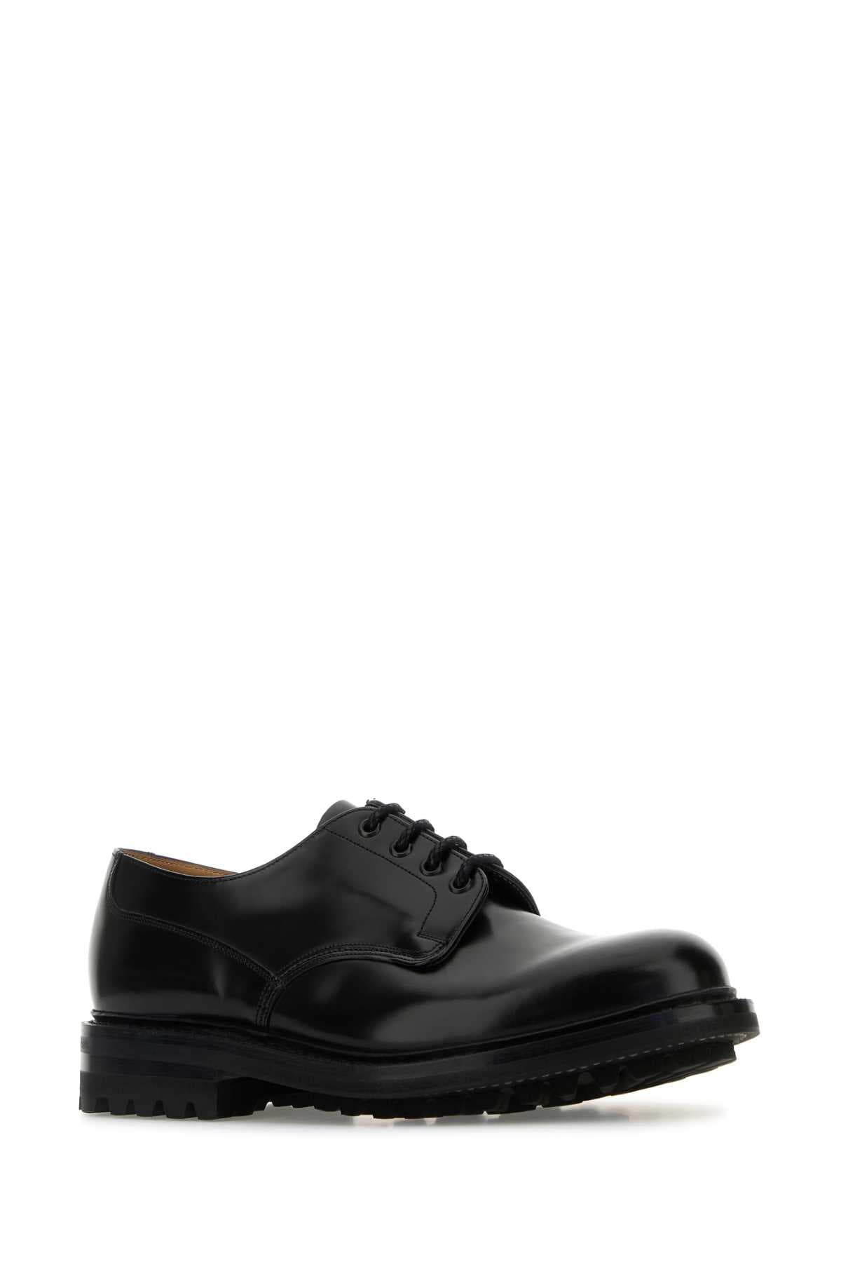 Black leather Mc Neil LW lace-up shoes - мініатюра 2