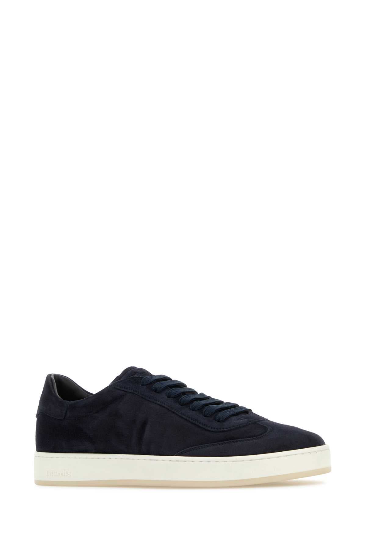 Navy blue suede laRGS 2 sneakers - мініатюра 2