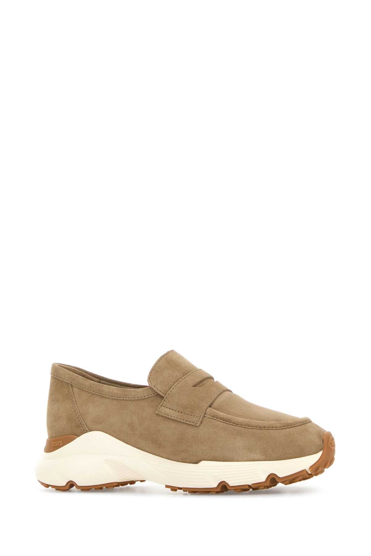 Dove grey suede loafers - мініатюра 2