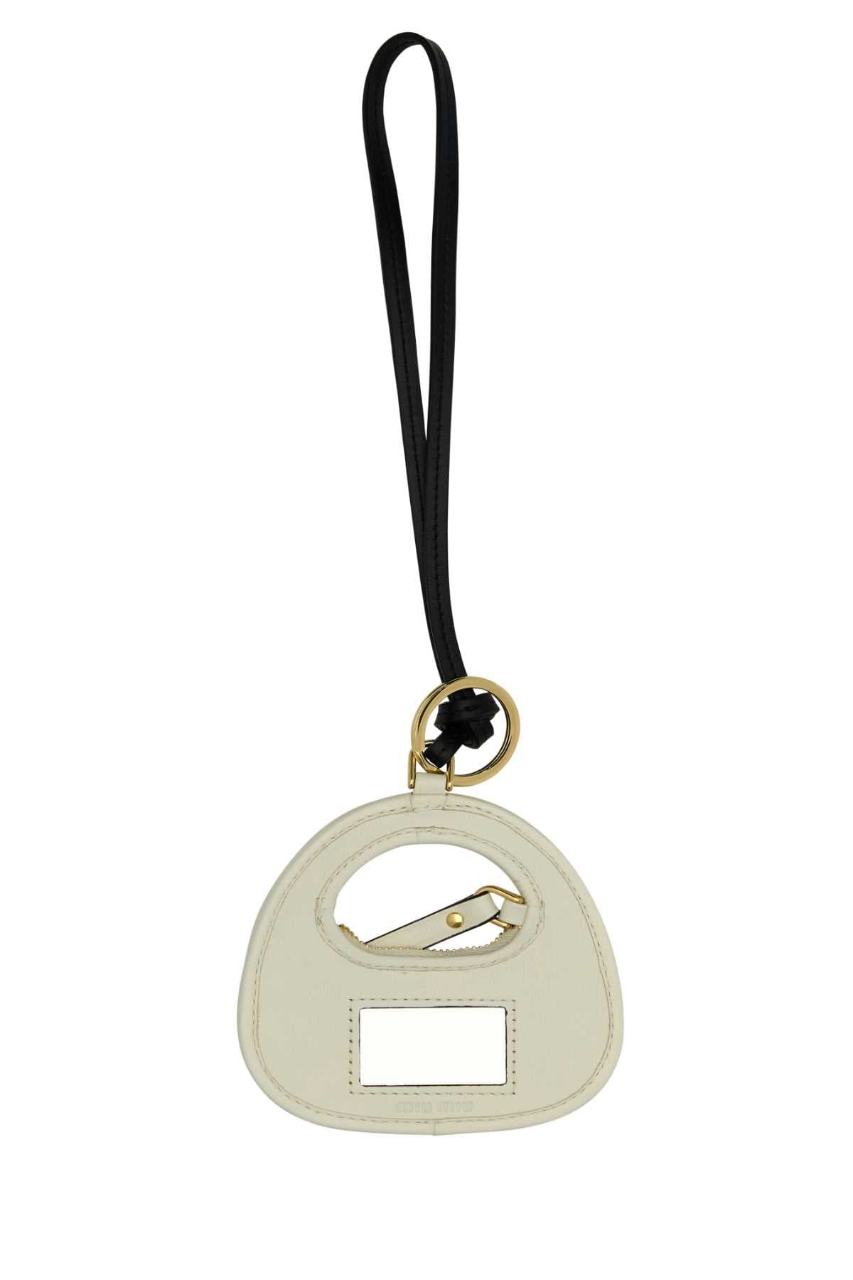 Ivory leather keyring - мініатюра 2