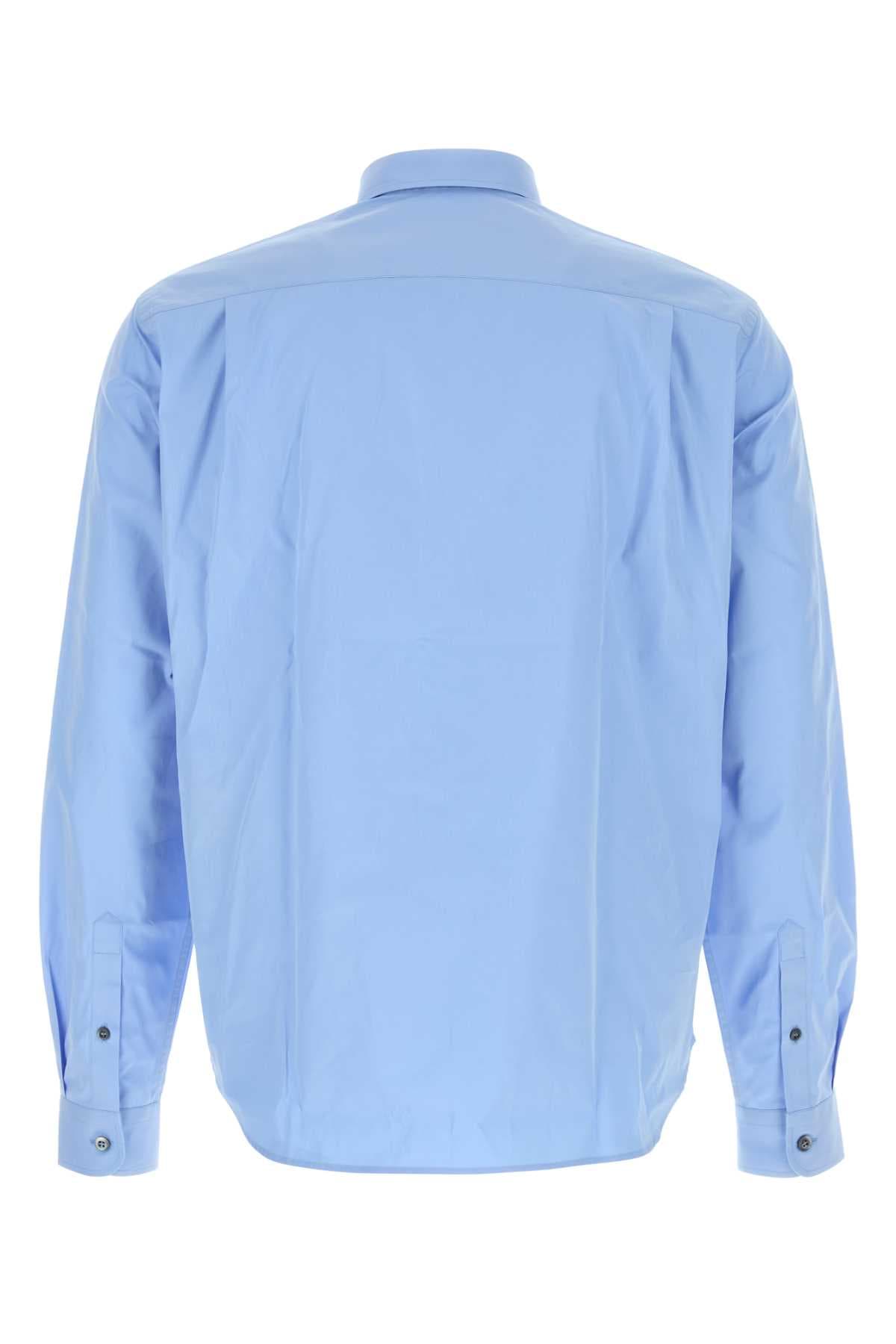 Cerulean blue poplin shirt - мініатюра 2