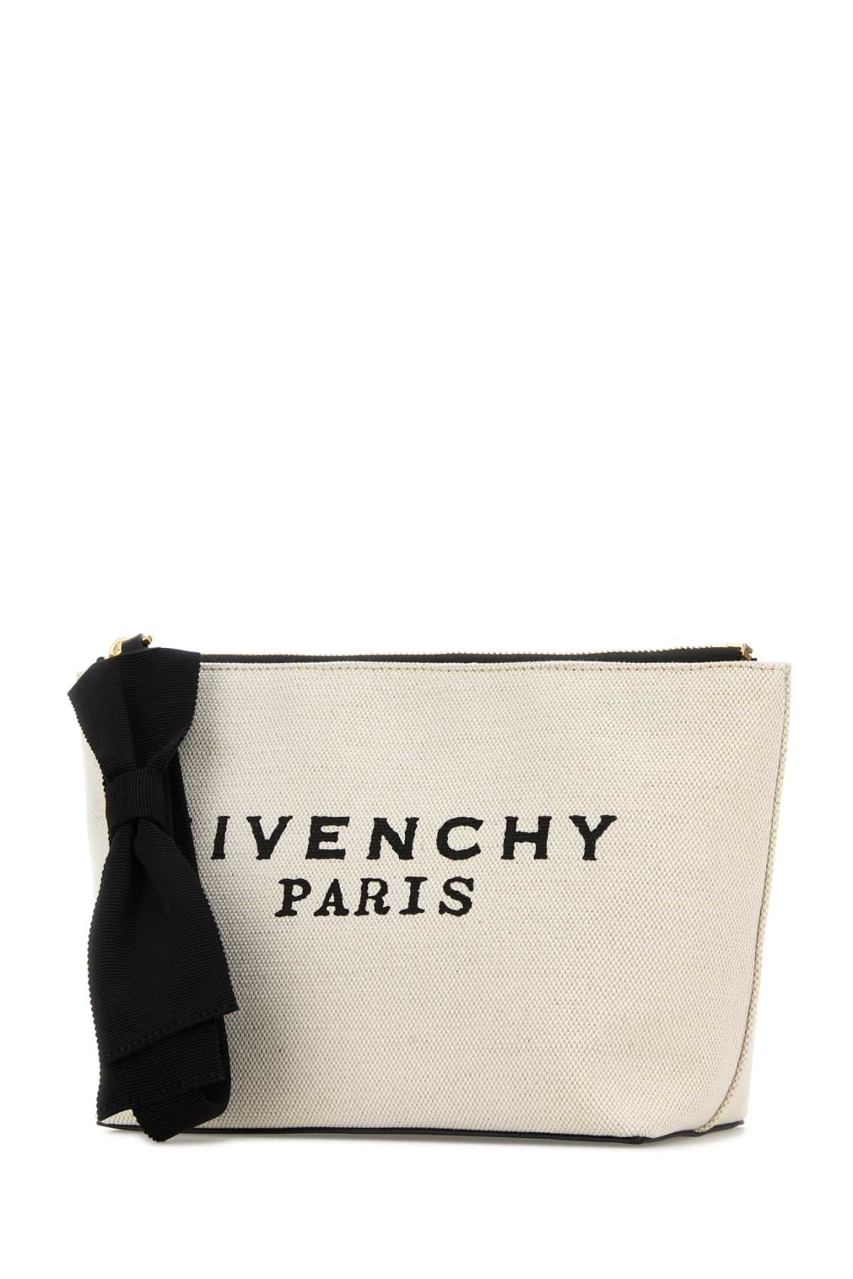 Ivory canvas pouch - мініатюра 2