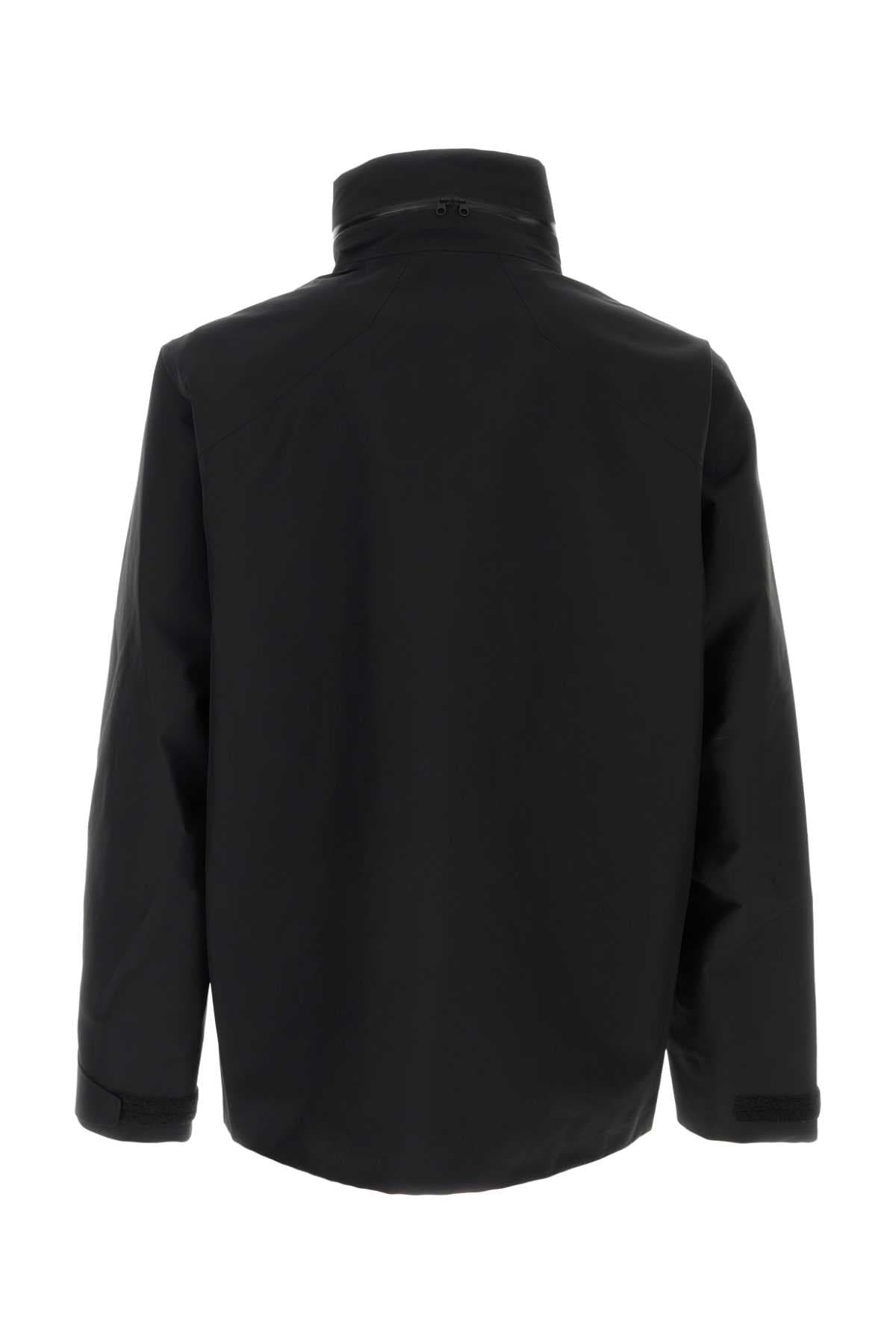Black nylon Field windbreaker - мініатюра 2