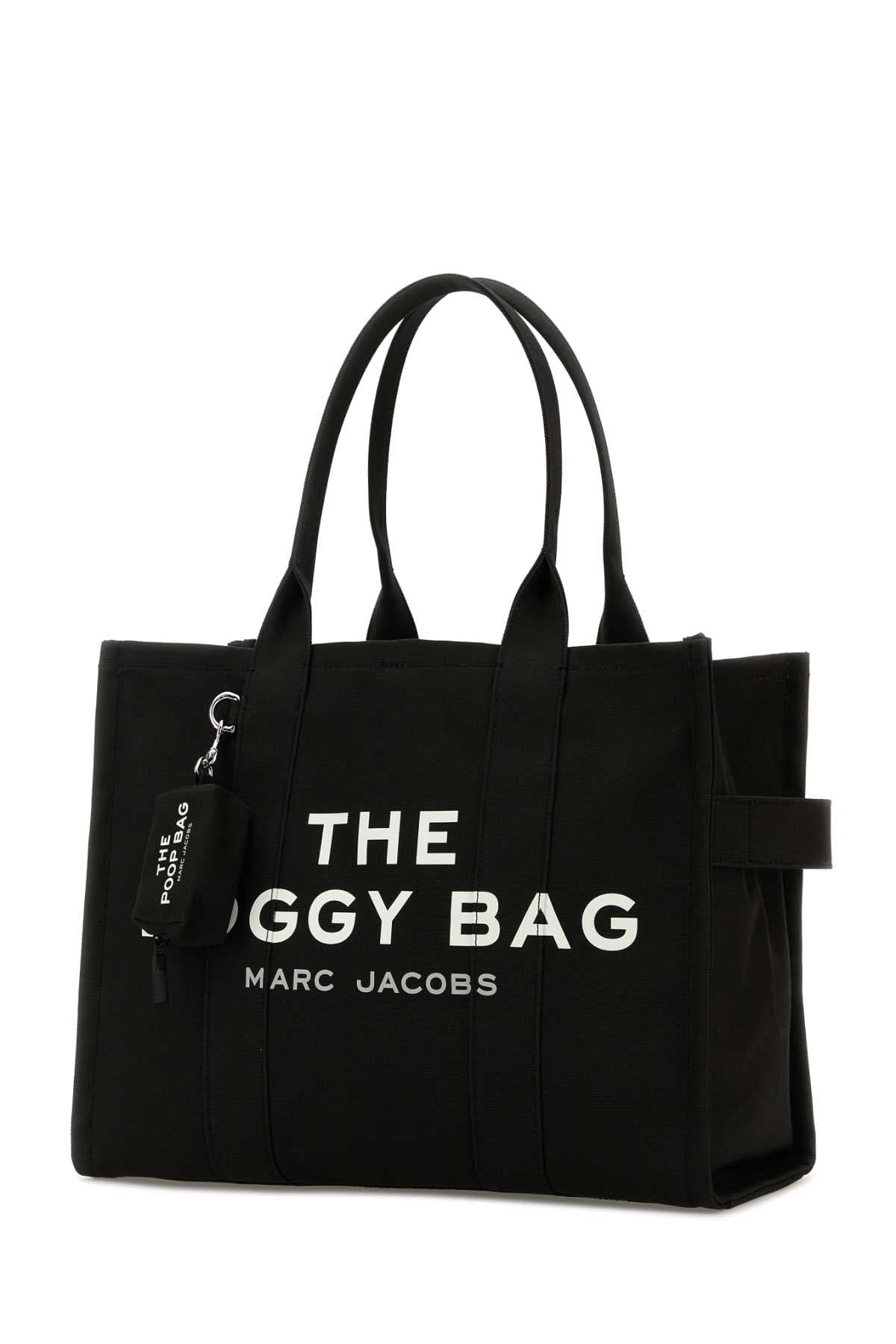 Black canvas The Doggy Bag dog carrier - мініатюра 2
