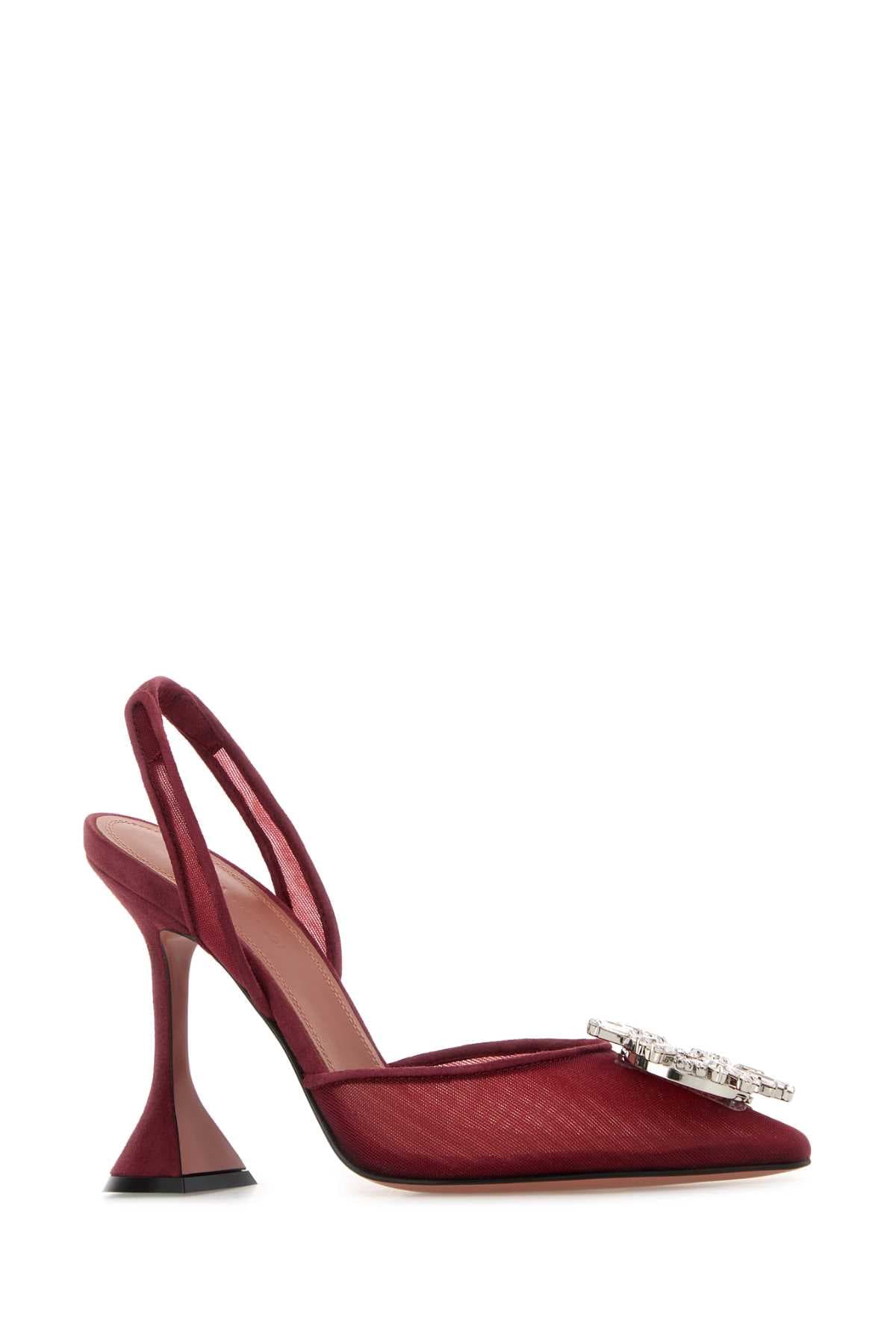 Tiziano red mesh Begum pumps - мініатюра 2