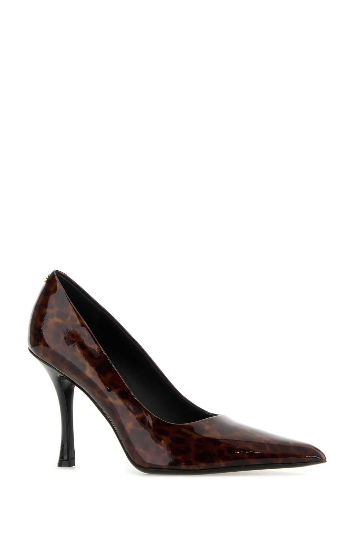 Printed leather Elydea pumps - мініатюра 2